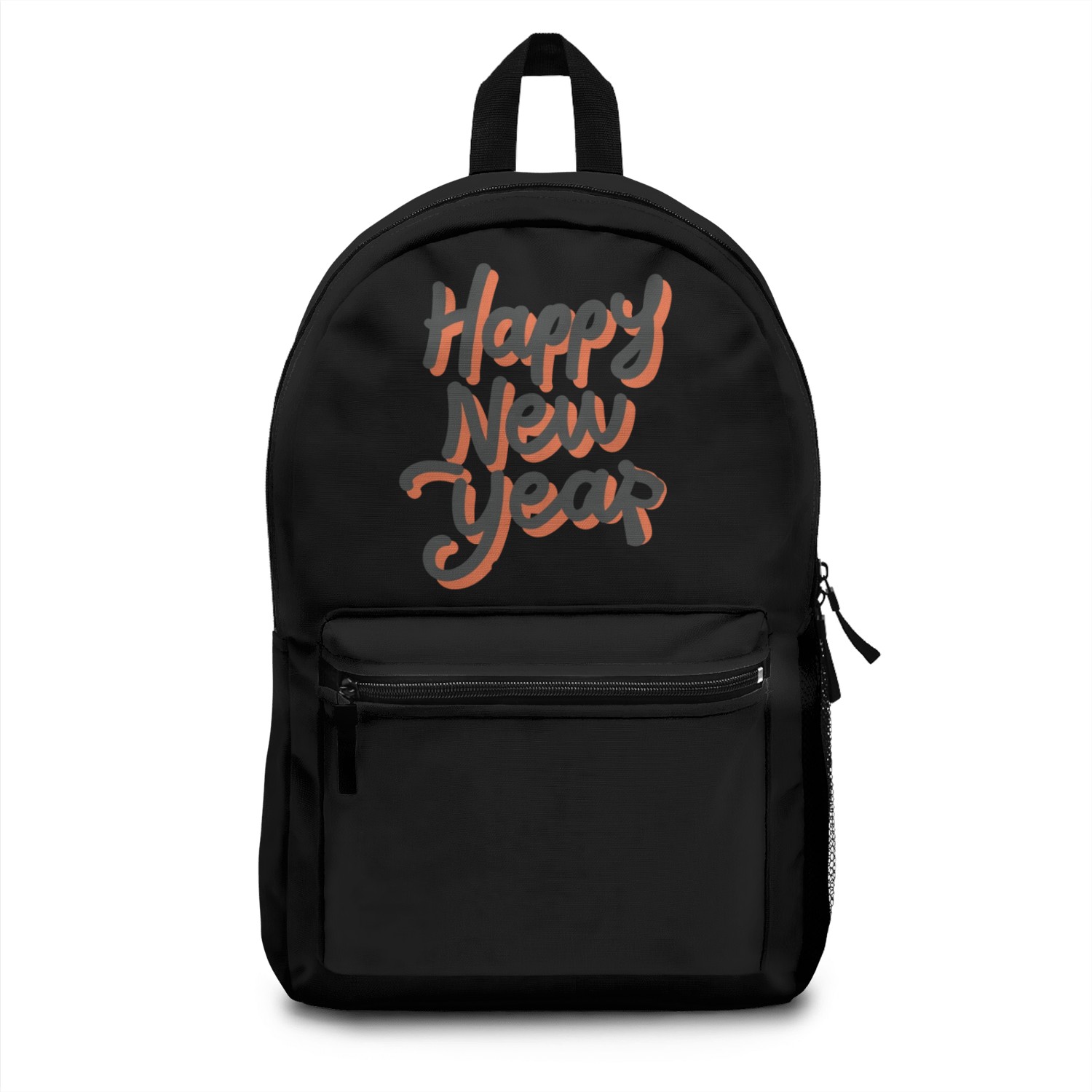 Happy New Year Typography design Backpacks