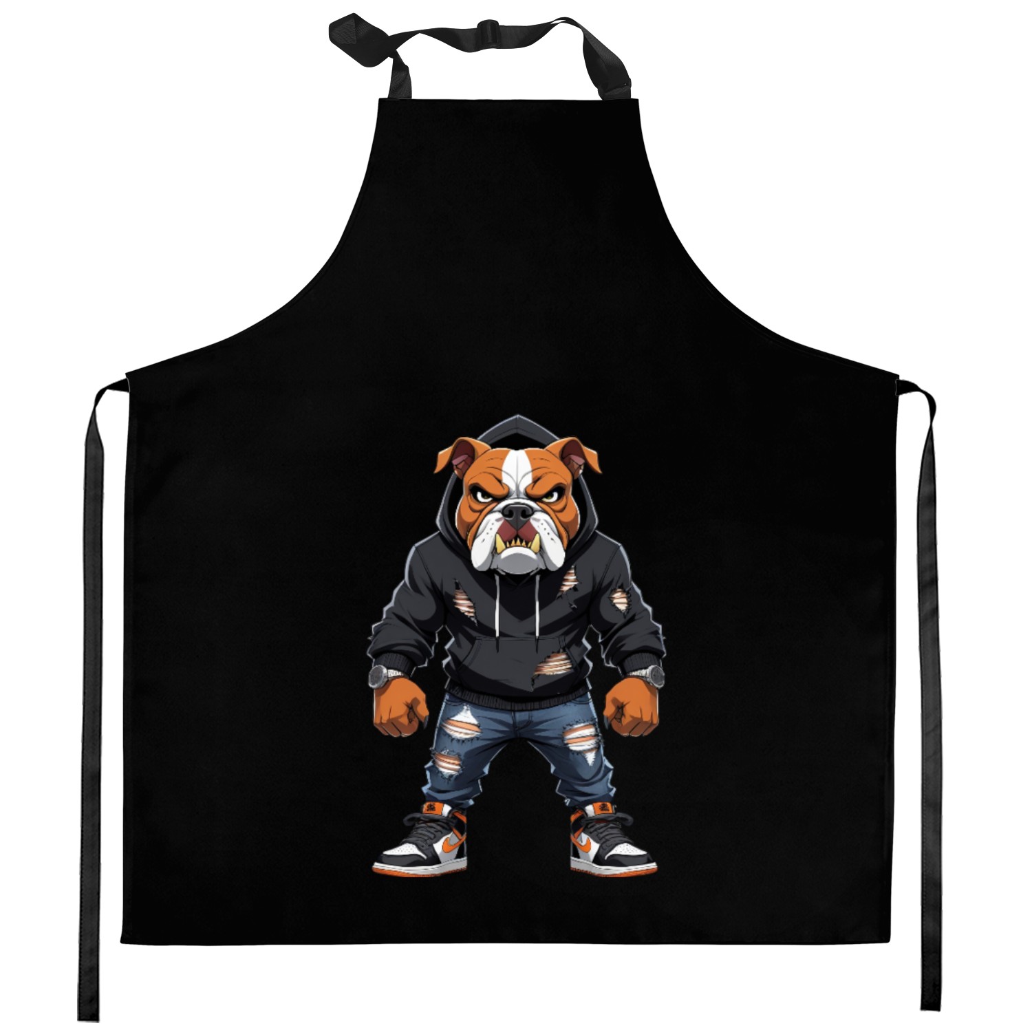 Urban Alpha Bulldog – Street Style Mascot Kitchen Aprons