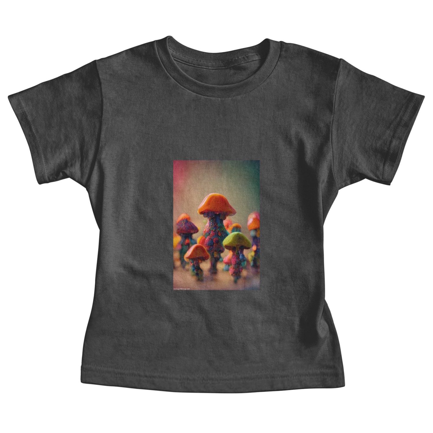 Whimsical Mushroom Men Baby Tees