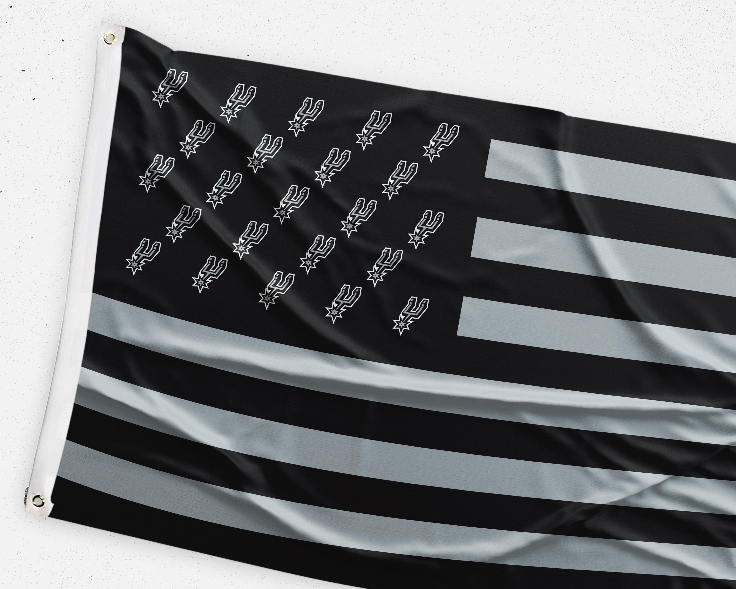 Spurs and Stripes Flag Tapestry