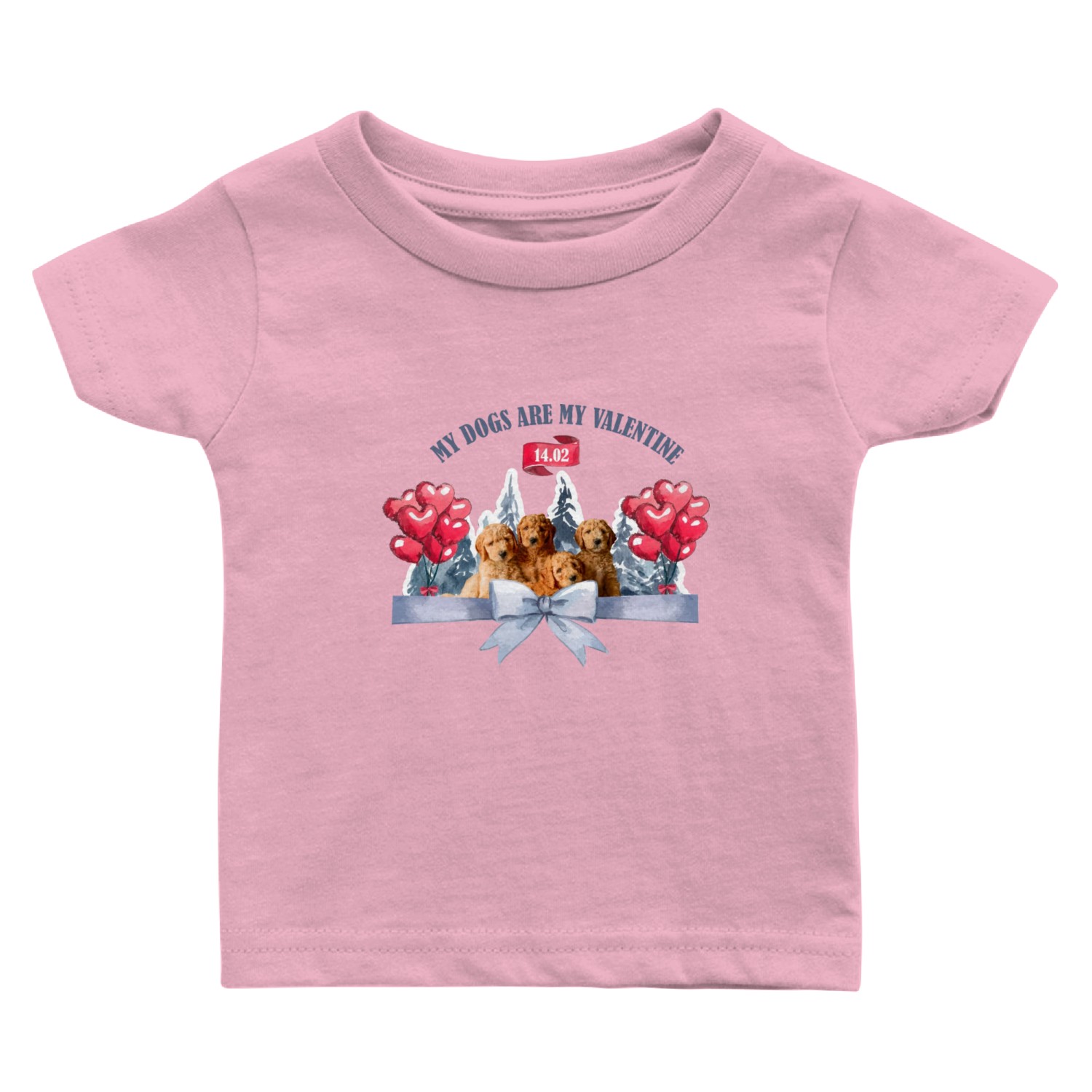 My dogs are my valentine Baby T Shirts