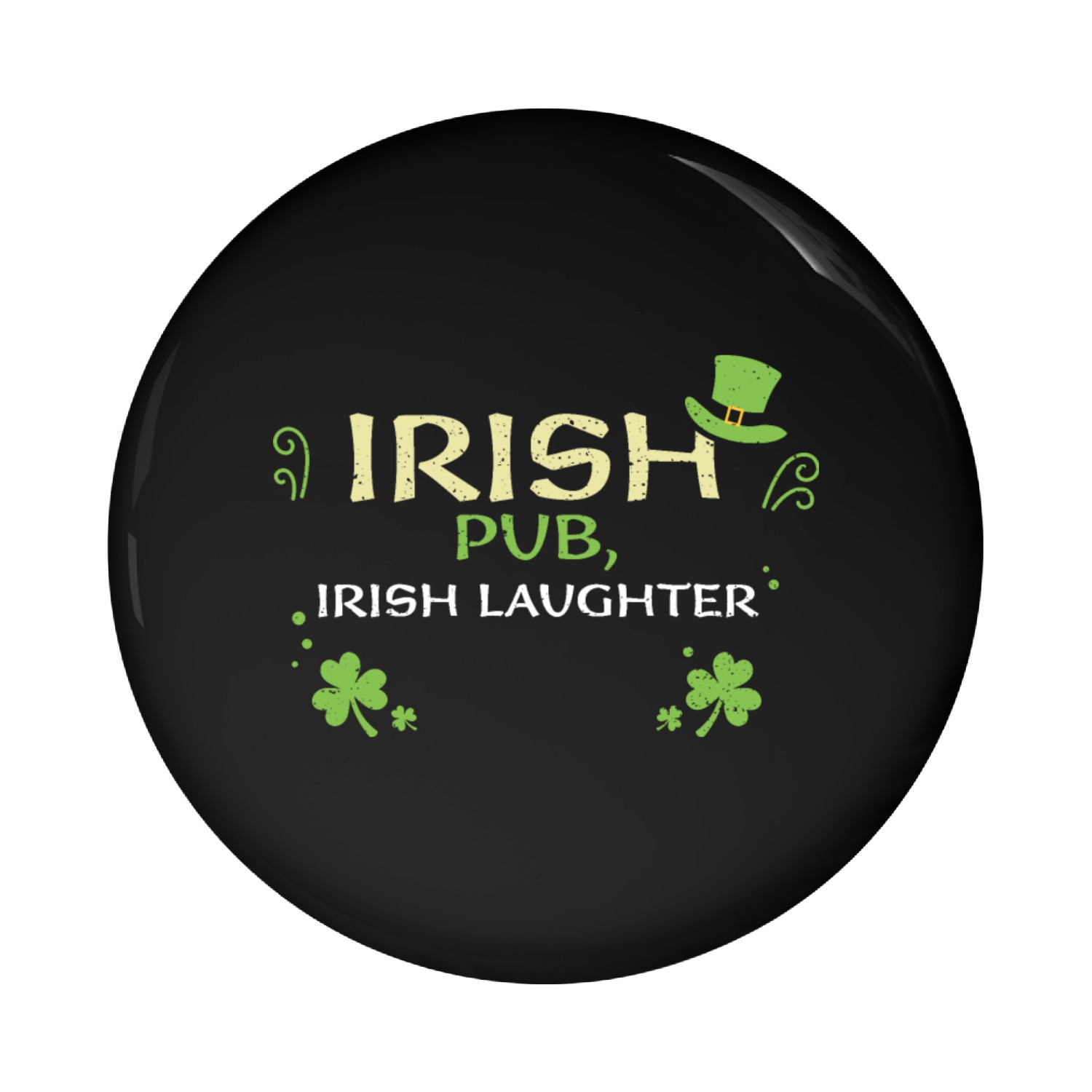 Irish pub, Irish laughter Pin Buttons