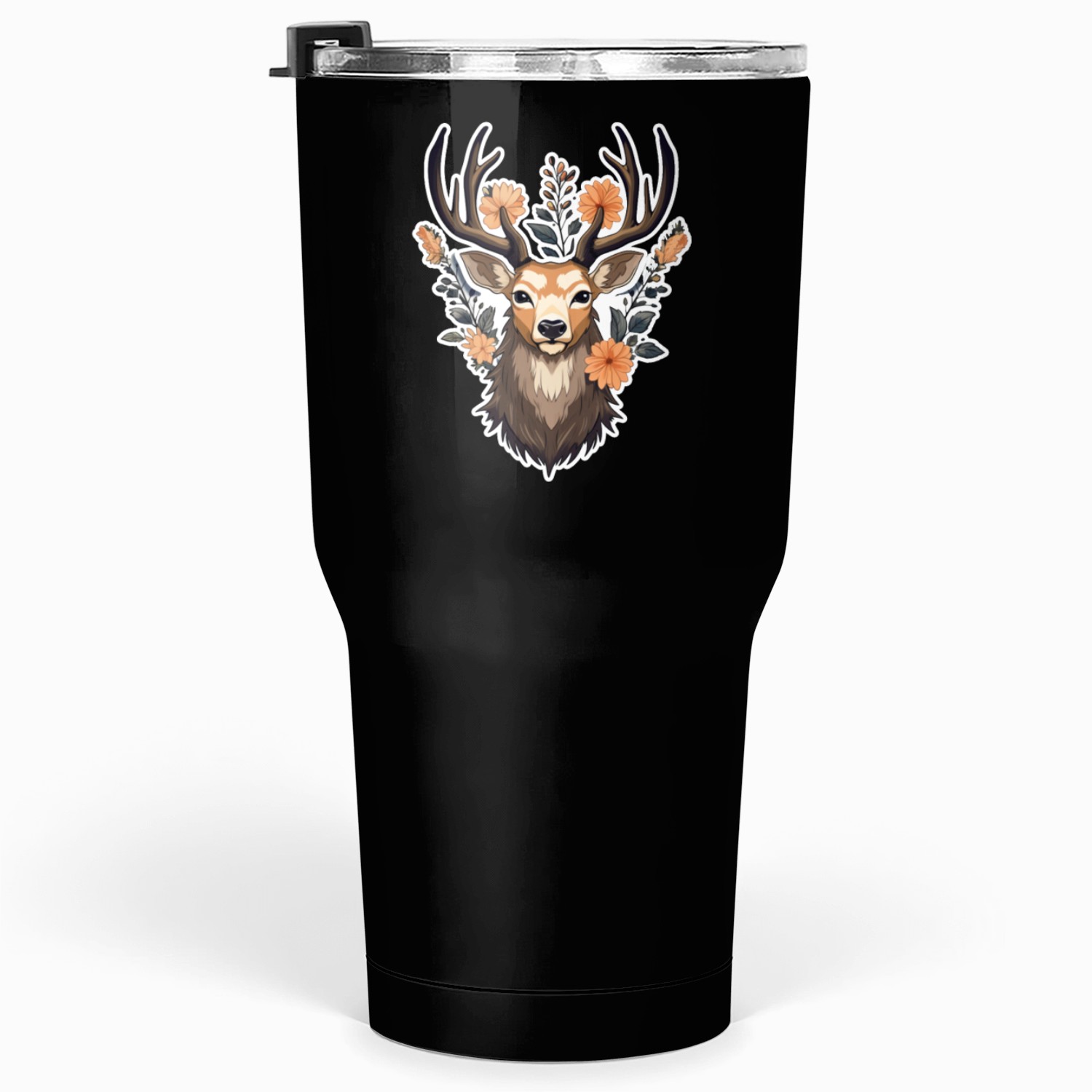 Deer Flowers Tumblers 30 Oz