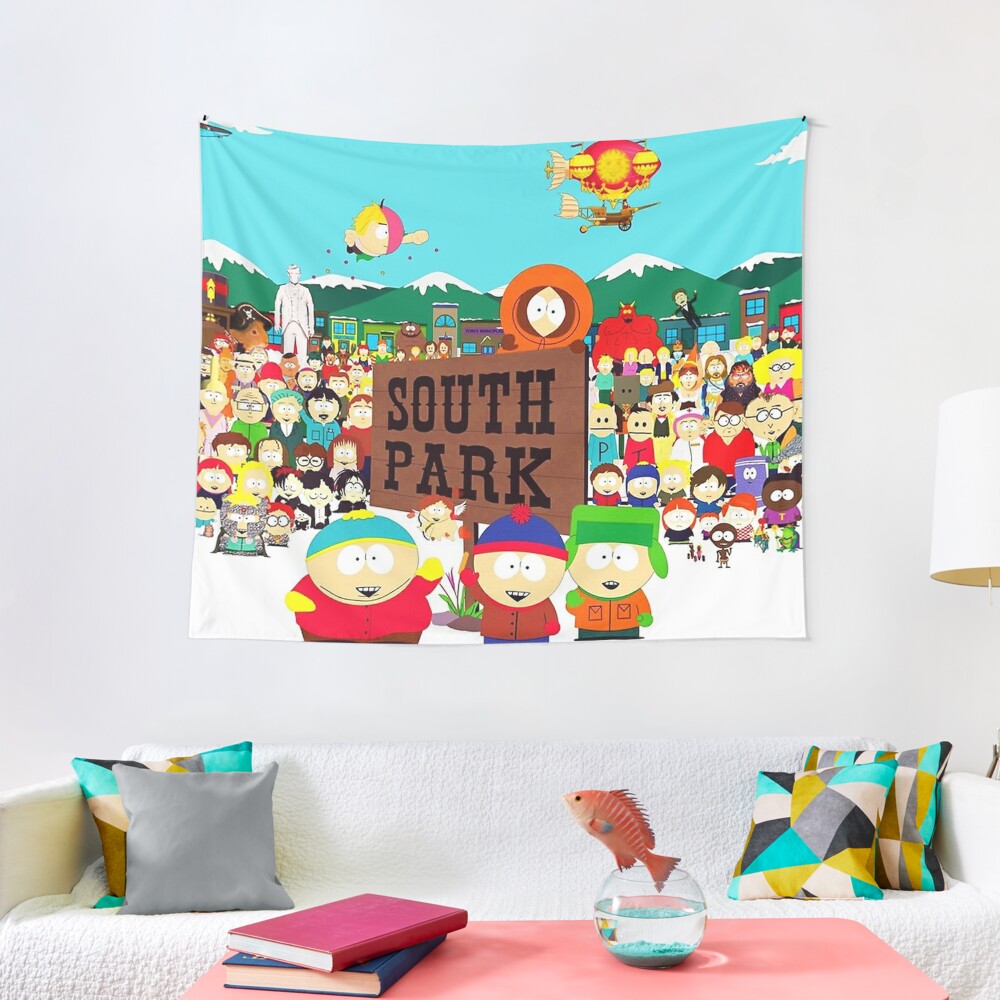 South Park All Characters Tapestry