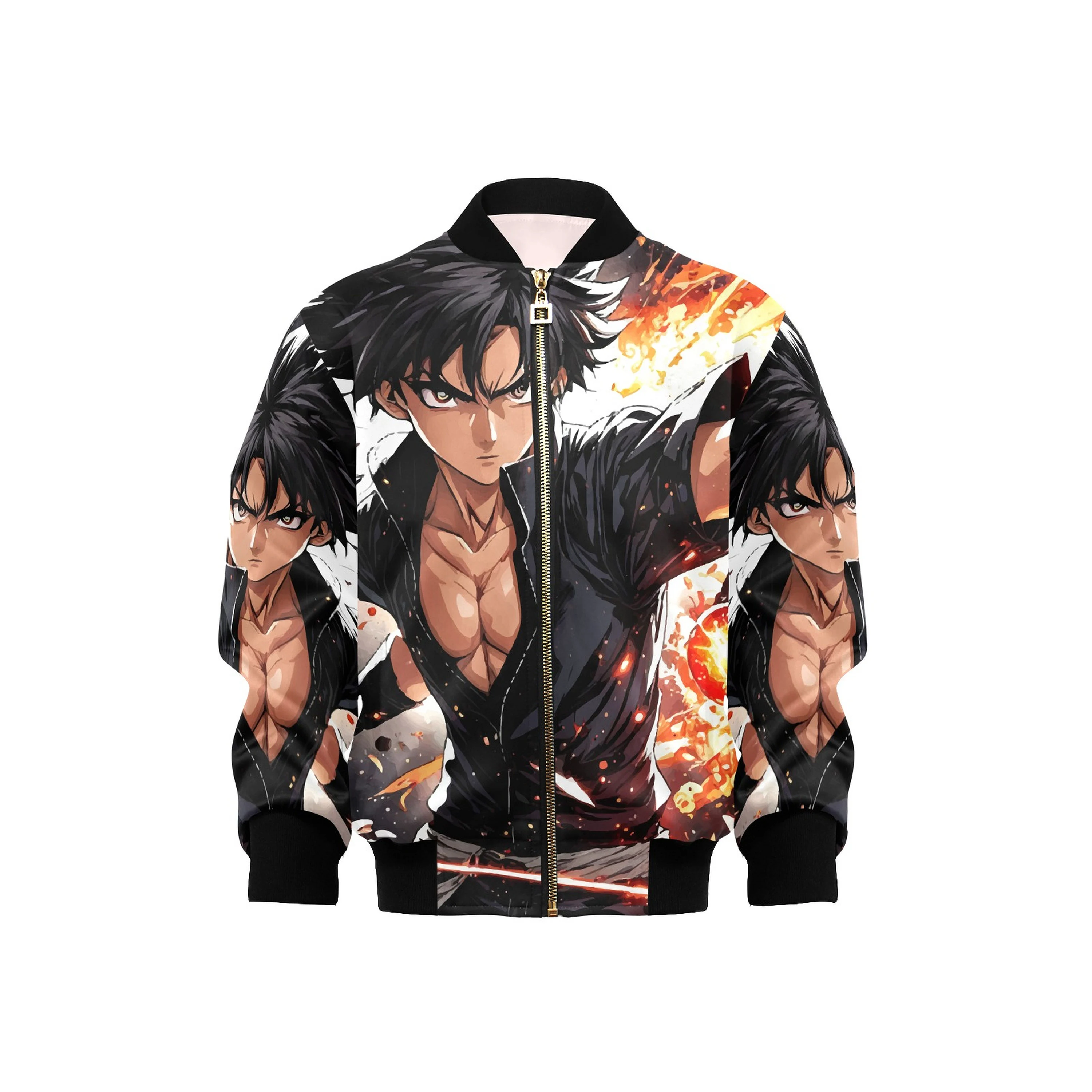 Bomber Jacket with Pockets Manga Mangas Comics