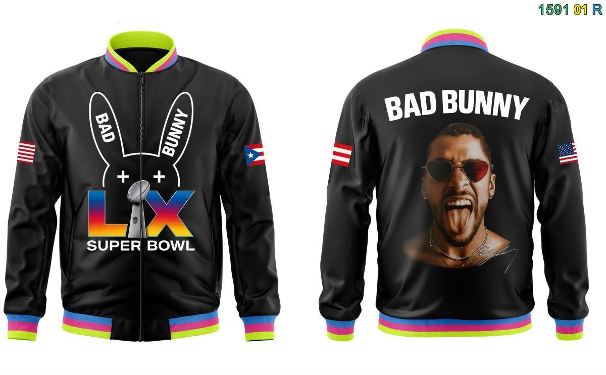Superbowl LX Bomber Jacket: Fan Apparel