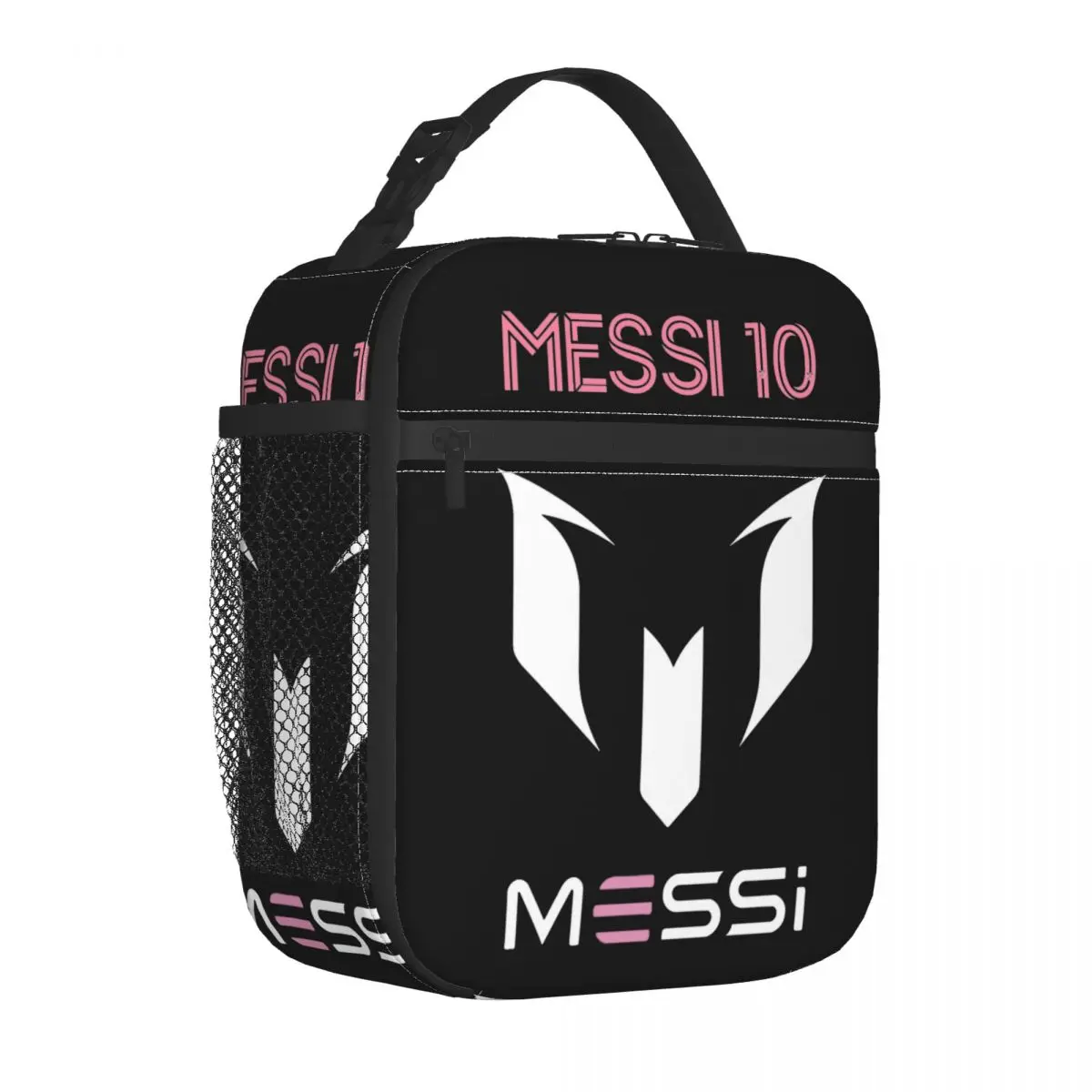 Messis 10 Football Soccer Lunch Bag, Portable Food Container Bags, Cooler Thermal Food Box, Back To School Gift