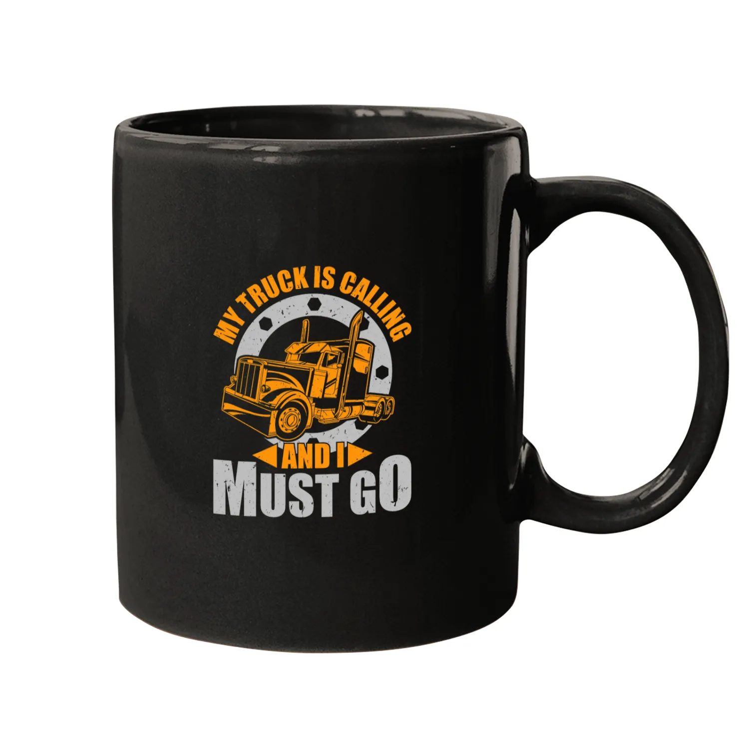 Mens Trucker My Truck Is Calling And I Must Go Trucking Mugs