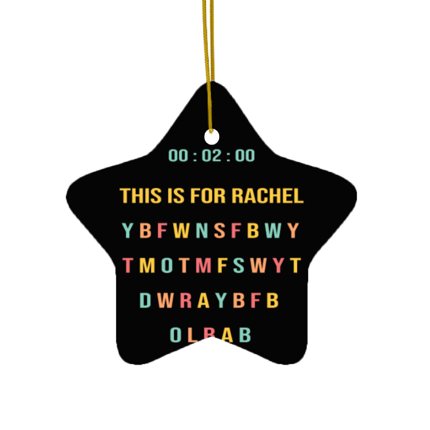 This Is For Rachel Ceramic Ornaments