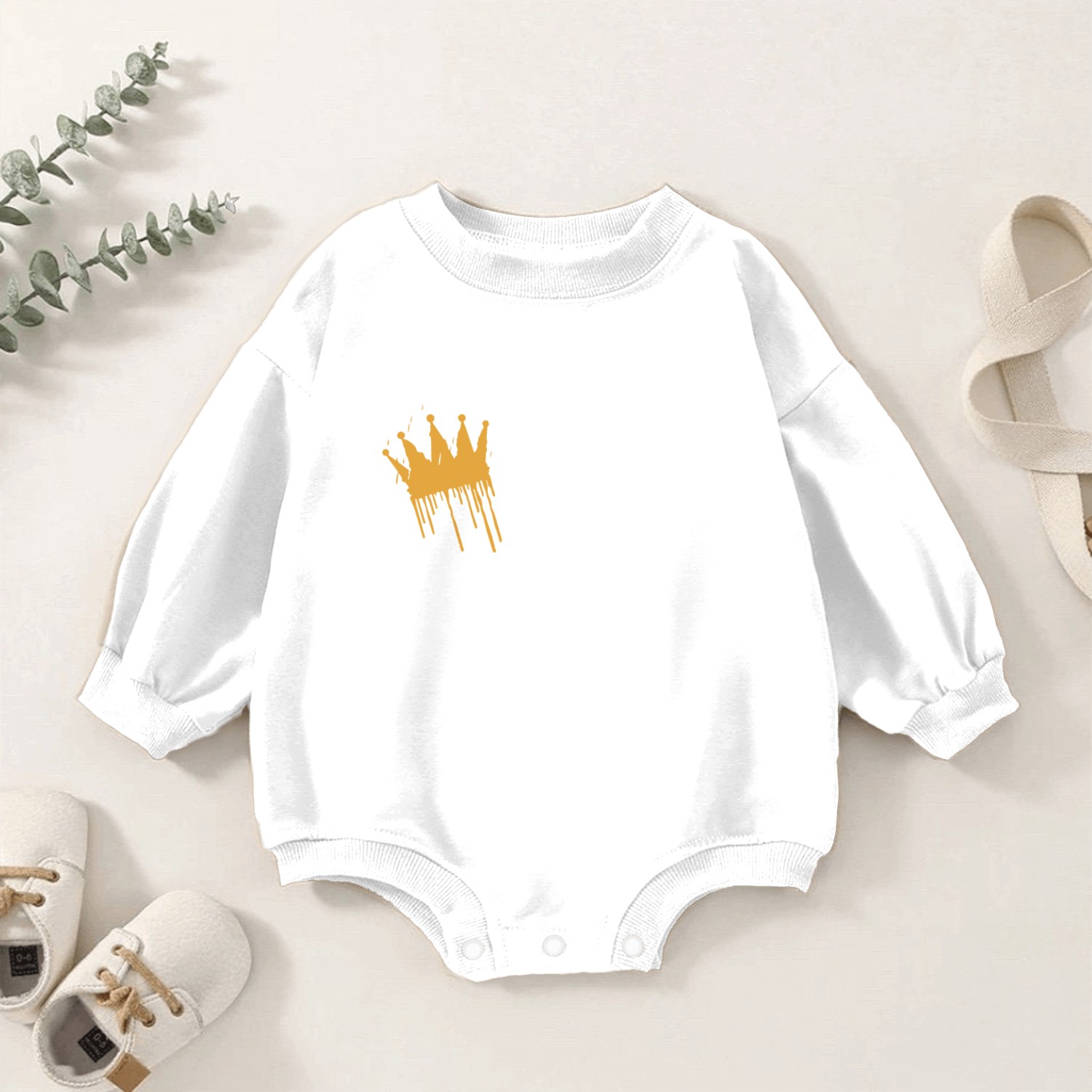 GLORY One Step At a Time. You'll Get There Baby Romper Sweatshirts