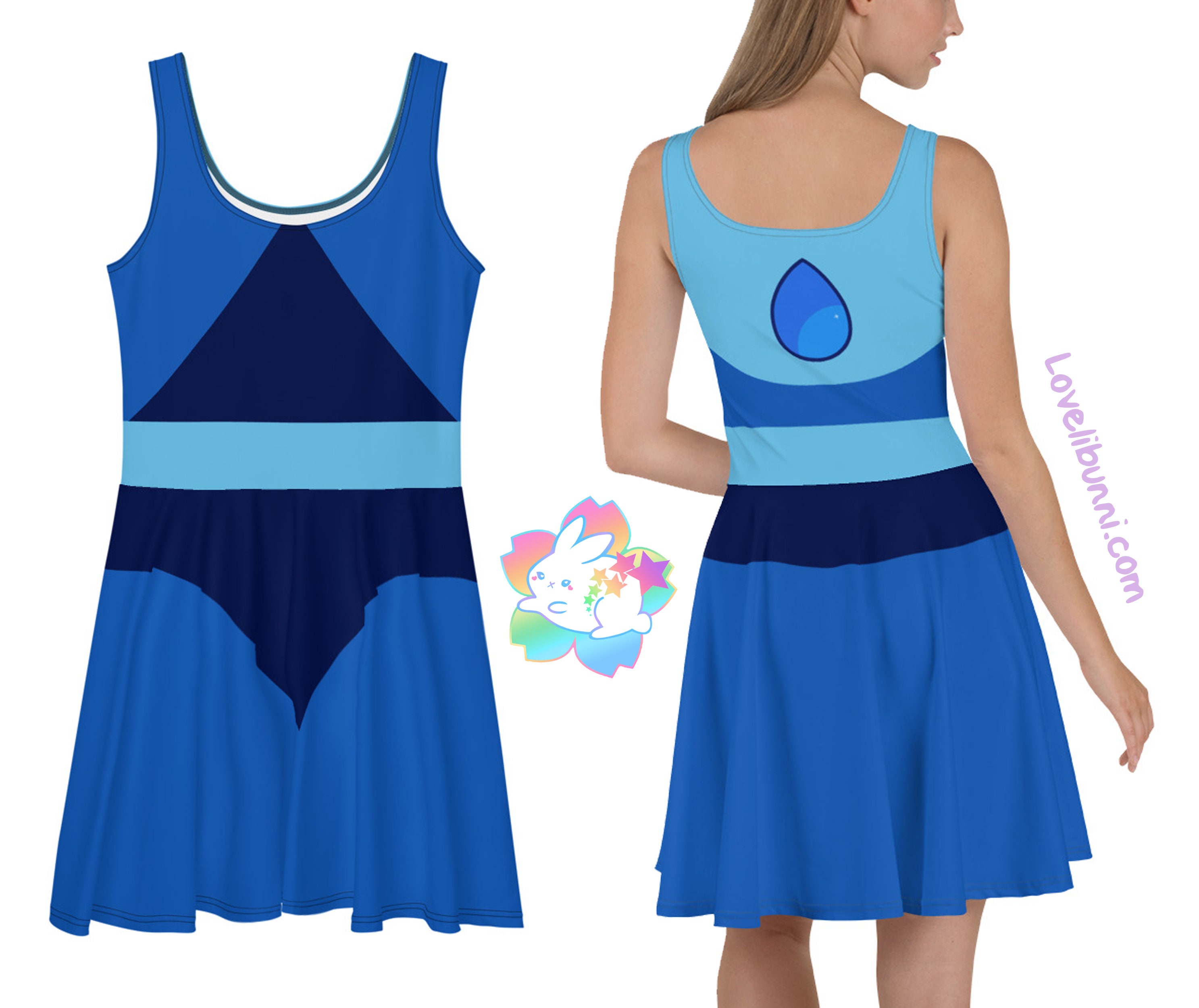 Lapis Lazuli | Skater Dress