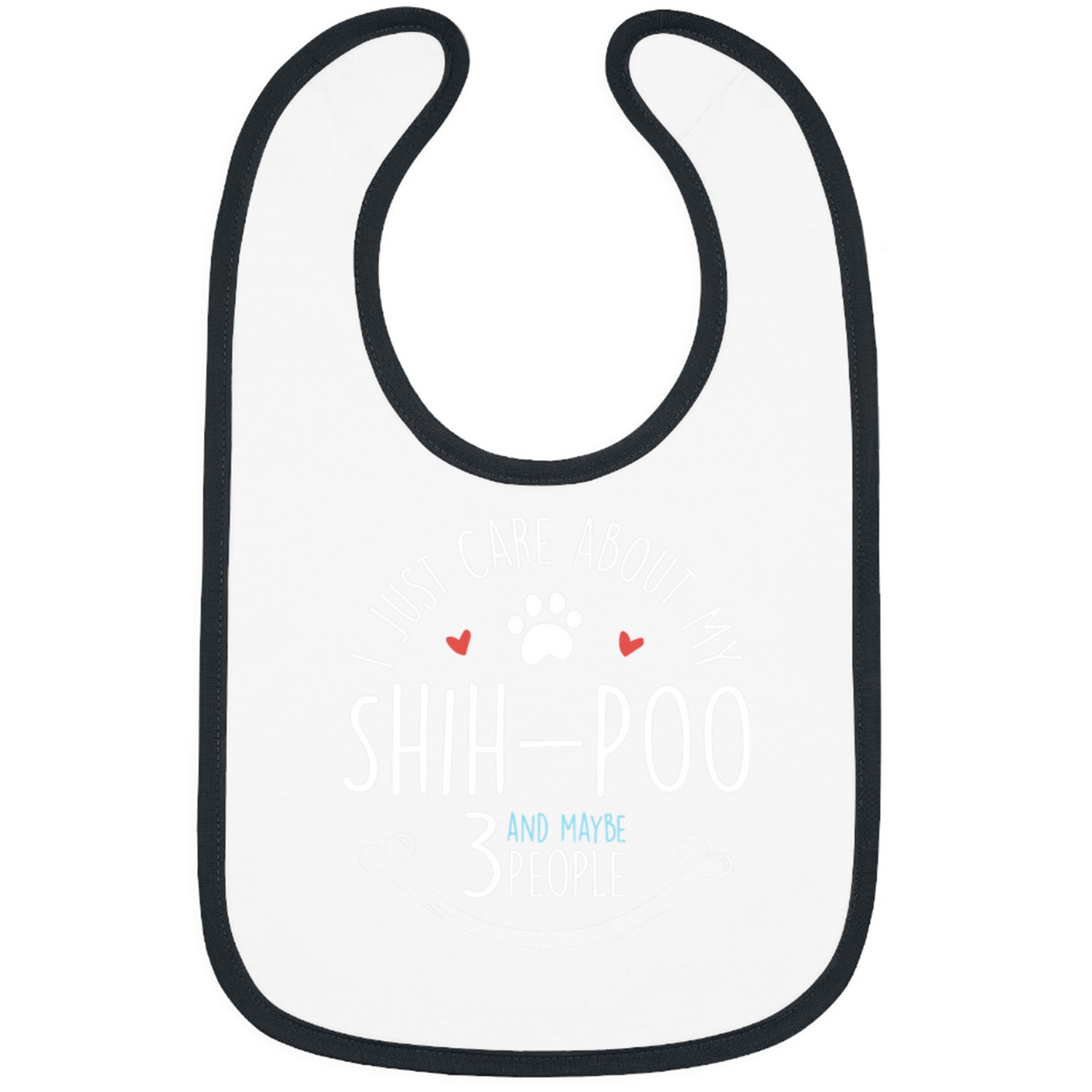 I Just Care About My Shih Poo Bibs