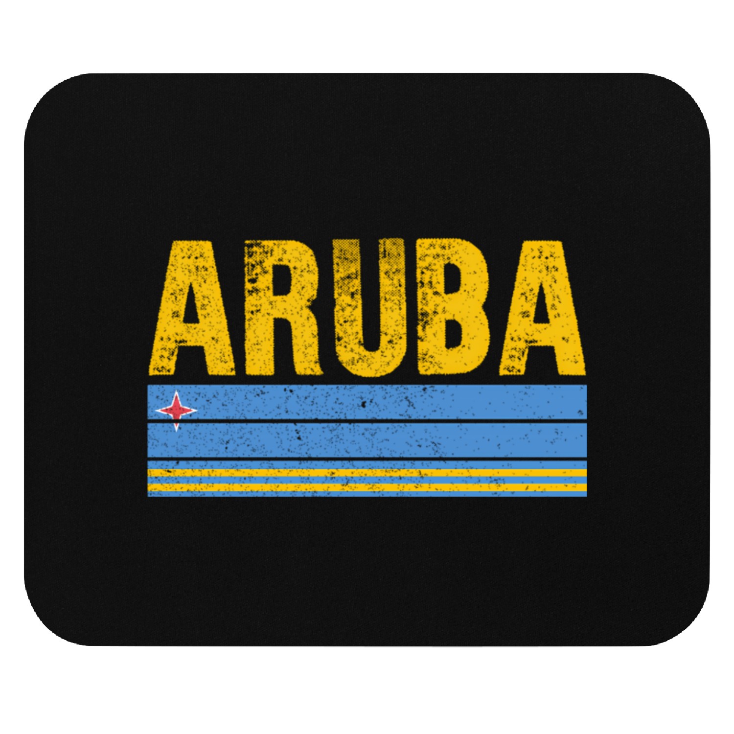 Aruba Flag The Arubass Mouse Pads