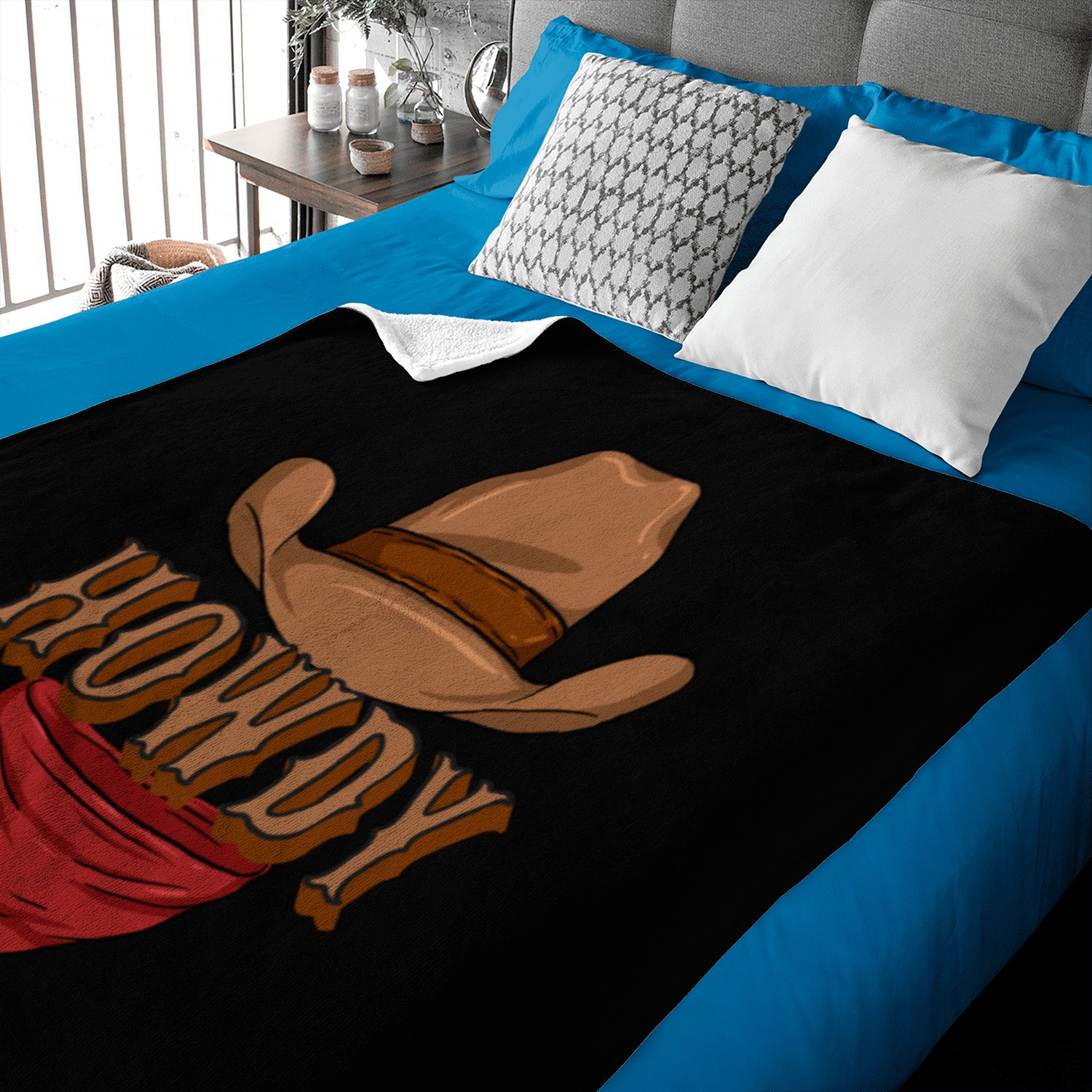 Howdy Cowboy Baby Blankets
