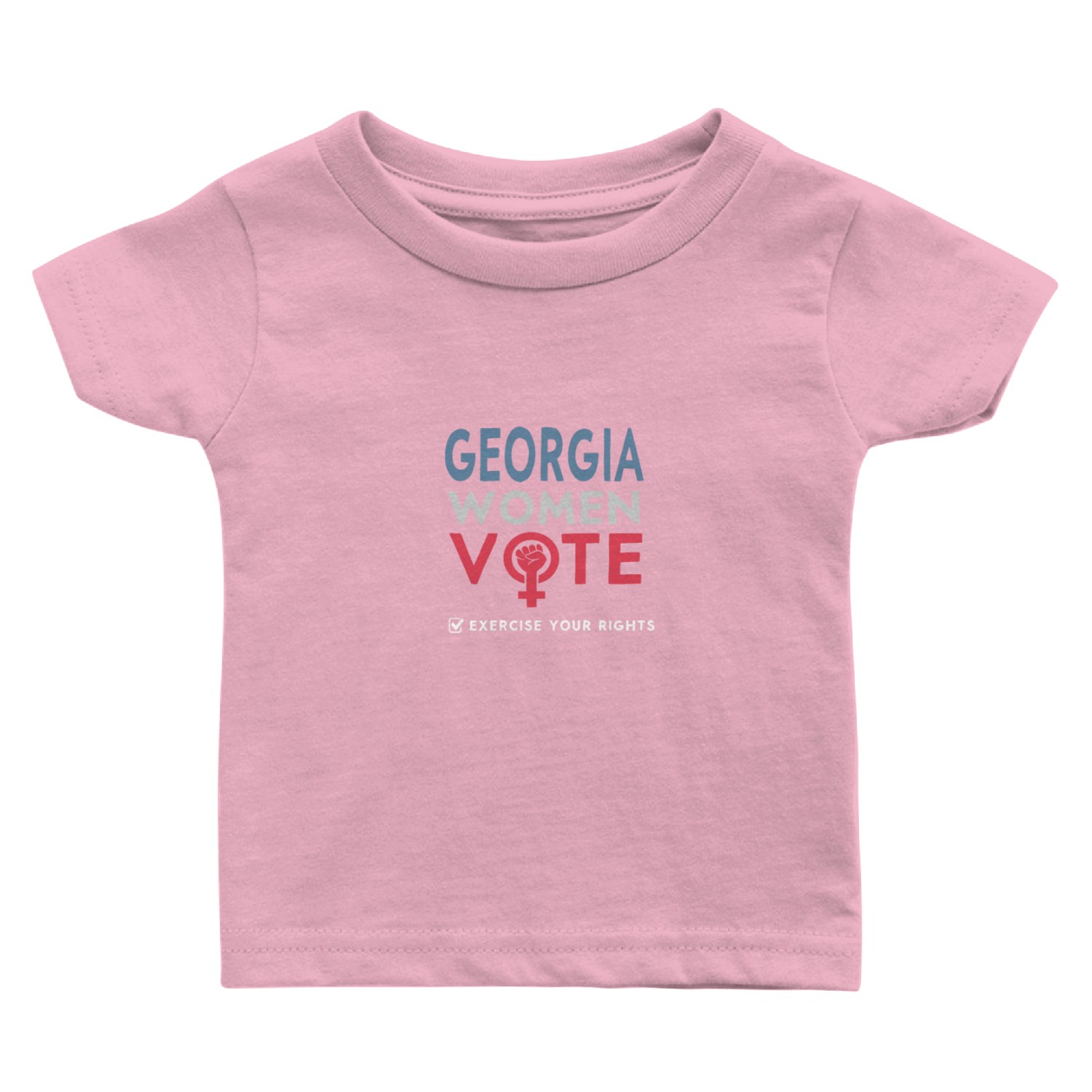 Georgia Women Vote Voter 2022 Election Feminist Baby T Shirts