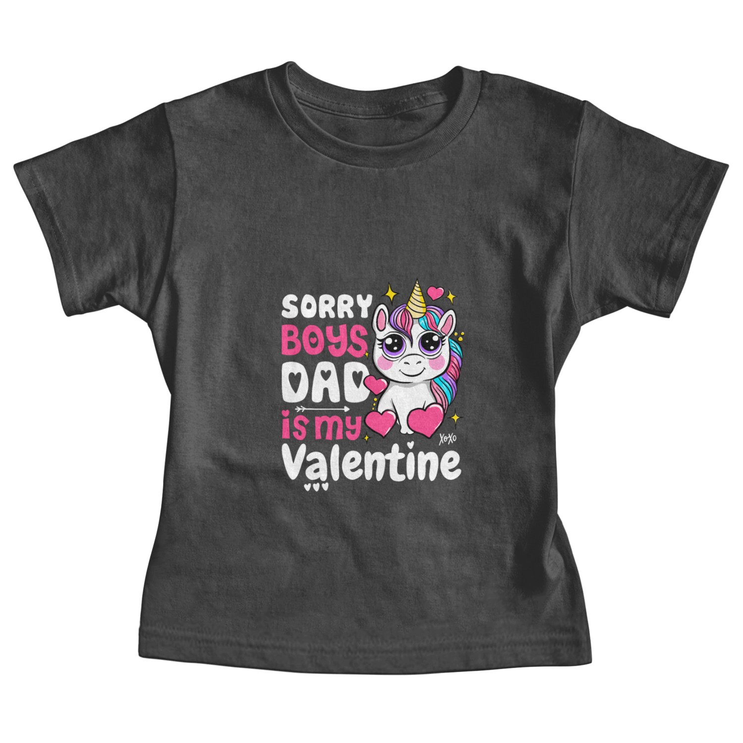 Sorry Boys My Dad Is My Valentines Day Baby Tees