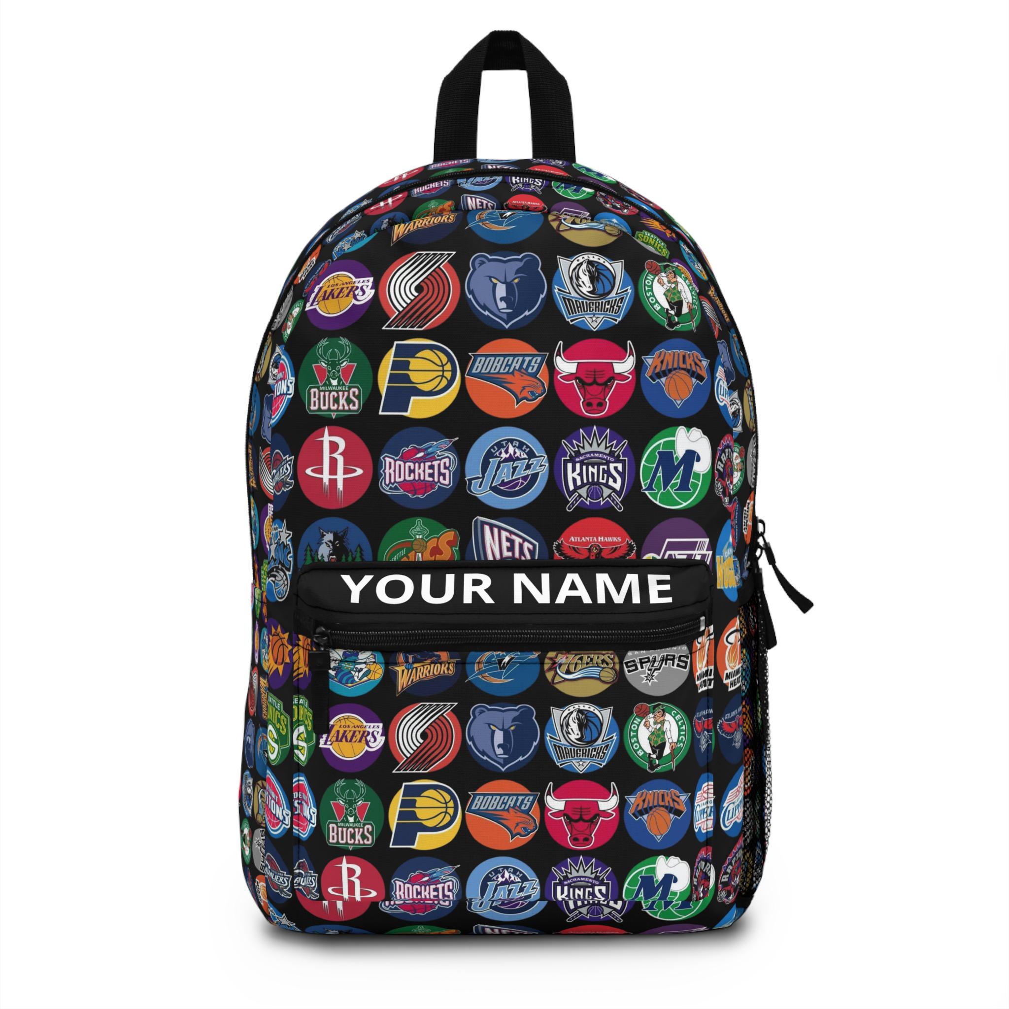 Custom Team Backpack - Personalized Basketball Fan Bag, School & Travel Rucksack, Sports Logo Backpack