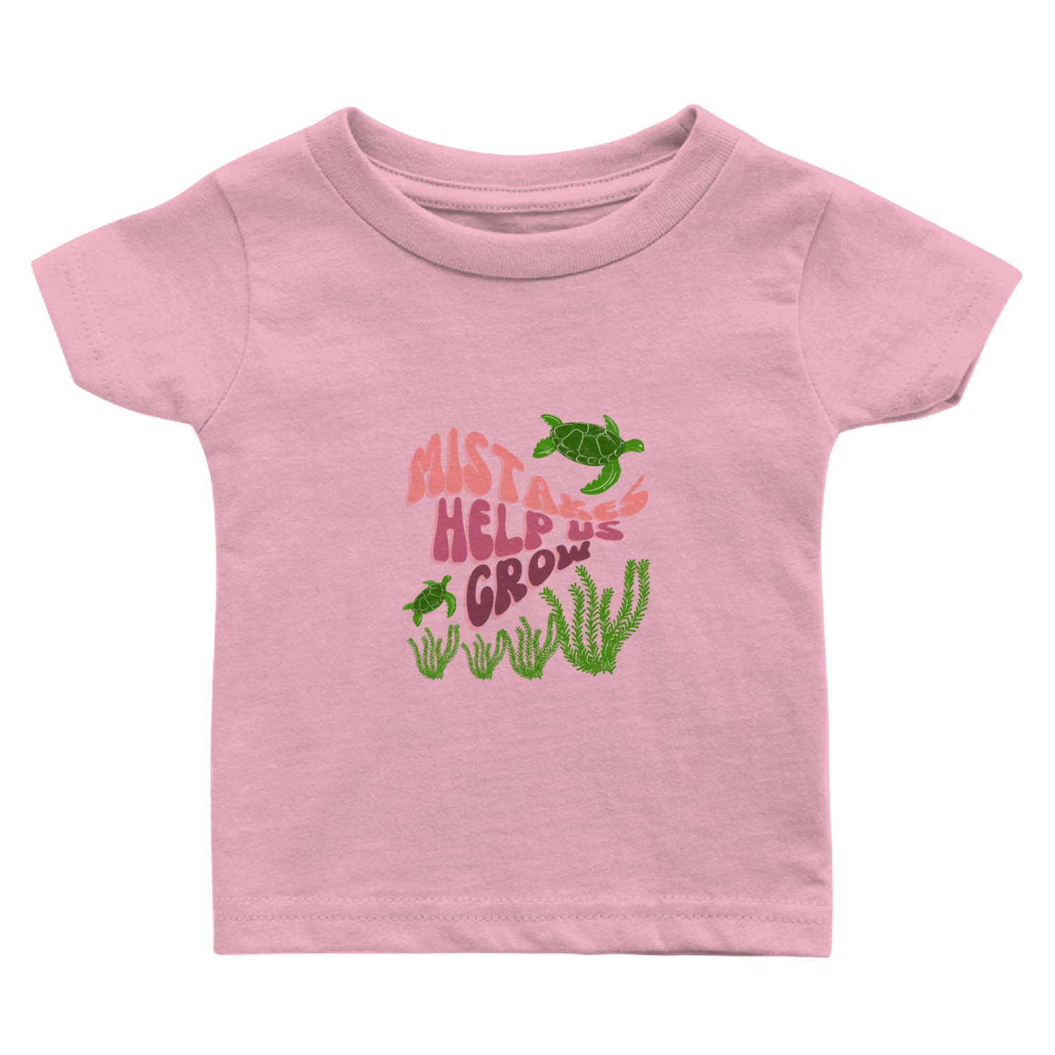 MISTAKES HELP US GROW Baby T Shirts
