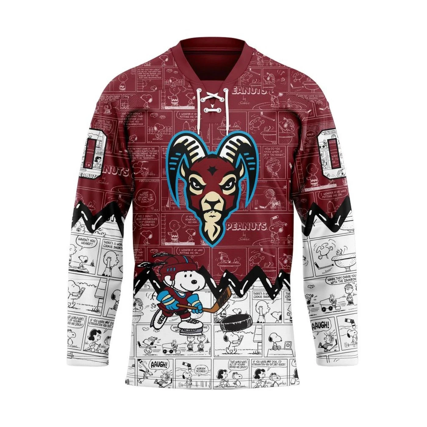 Personalized New Mexico Goatheads Special Lace Hockey Shirt Design