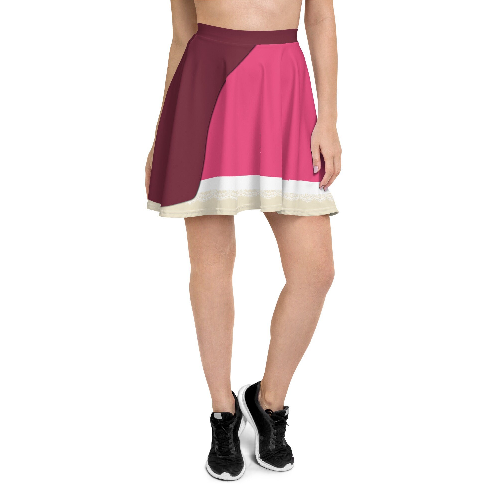 Redhead at Auction Pirate Running Costume Skater Skirt