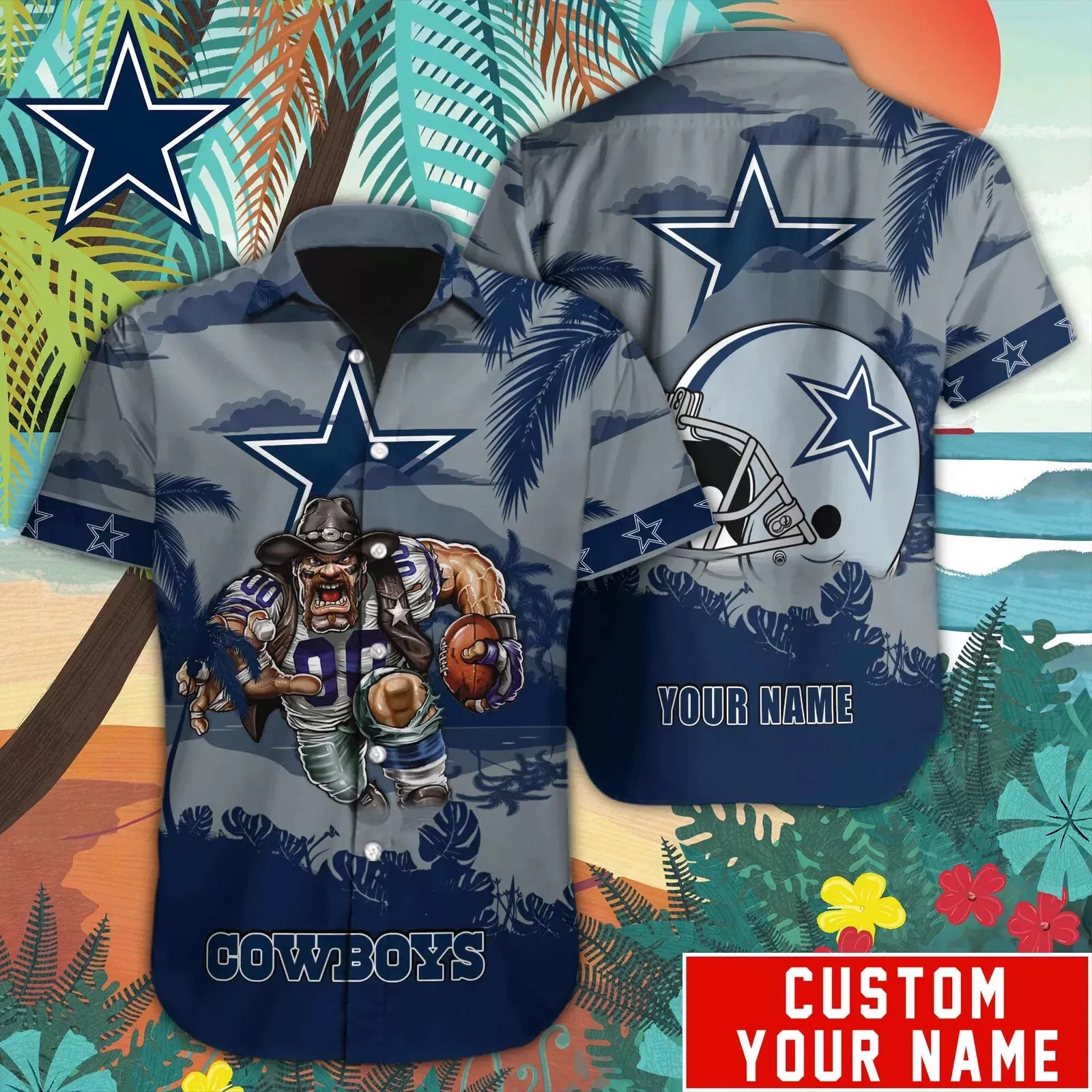 Dallas Team Cowboyss Hawaiian Shirt