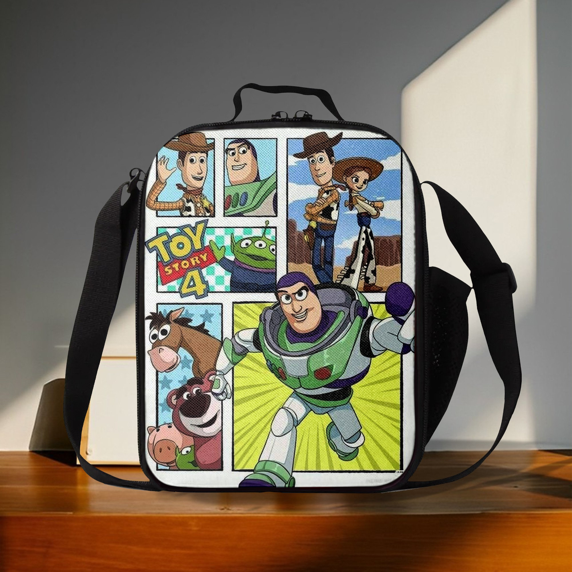 Toy Story Lunch Bag, Funny Toy Story Lunch Bag, Back To School Bag, Zipper Lunch Bag, Reusable Lunch Tote, Food Bag