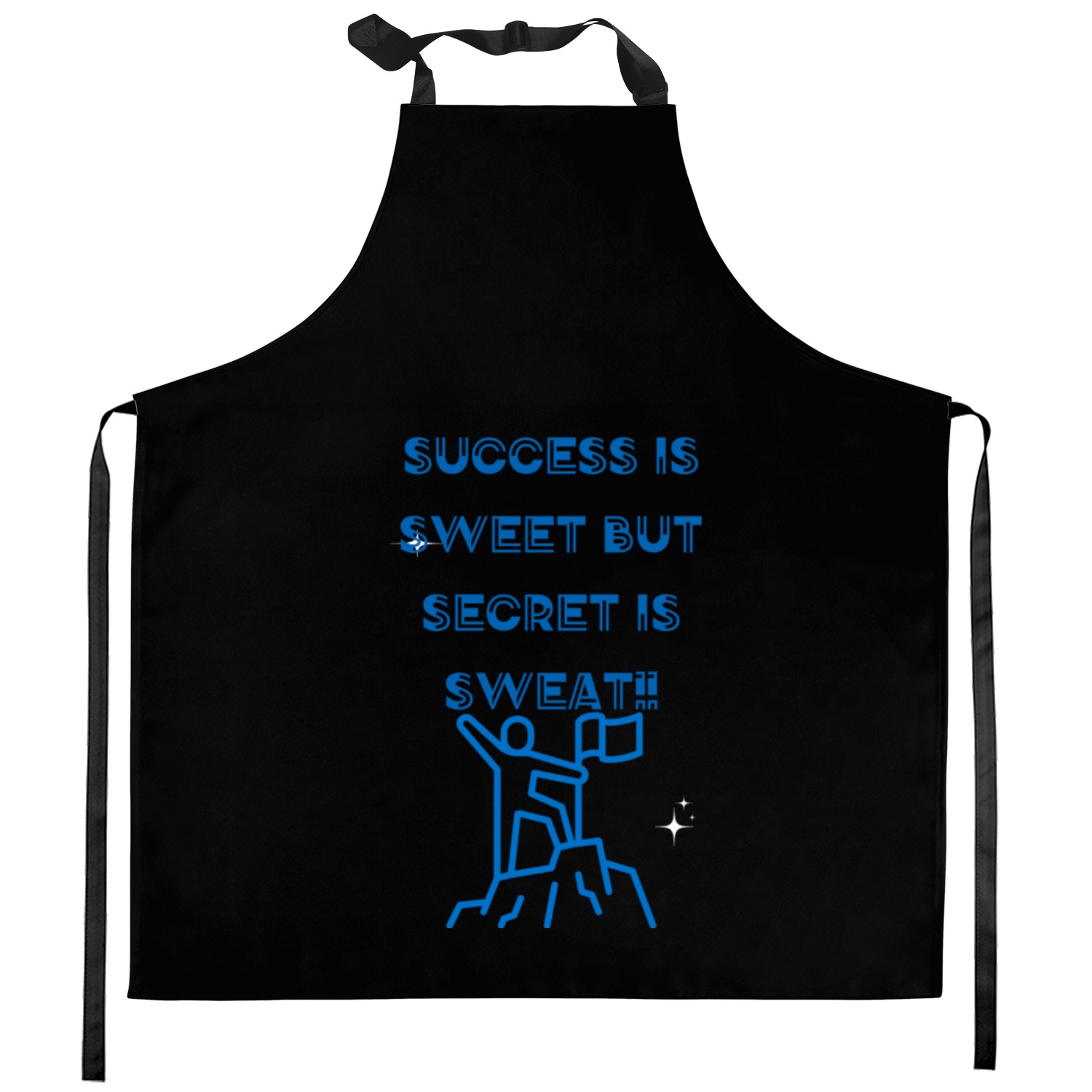 success is sweet Kitchen Aprons