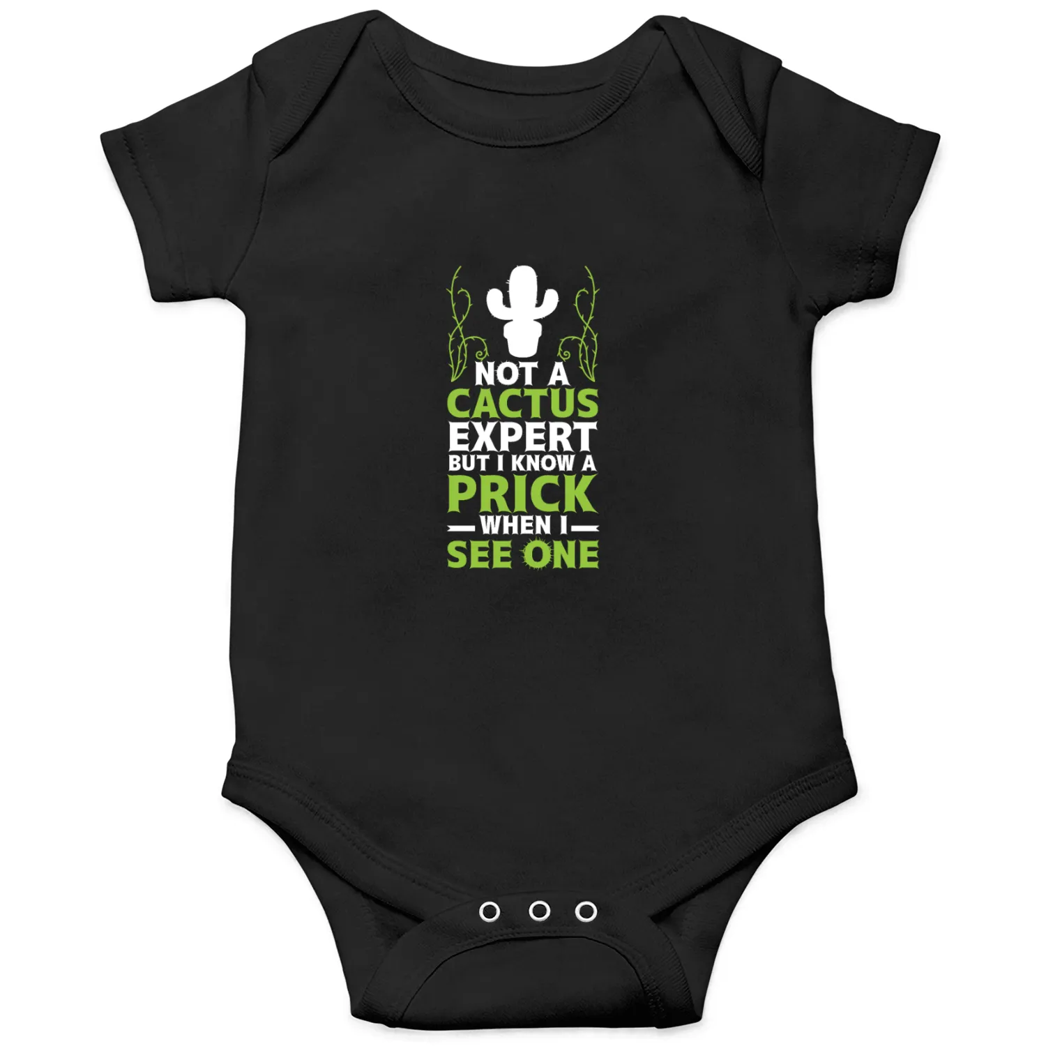 Not A Cactus Expert Sarcastic Valentines Day Prick Onesies