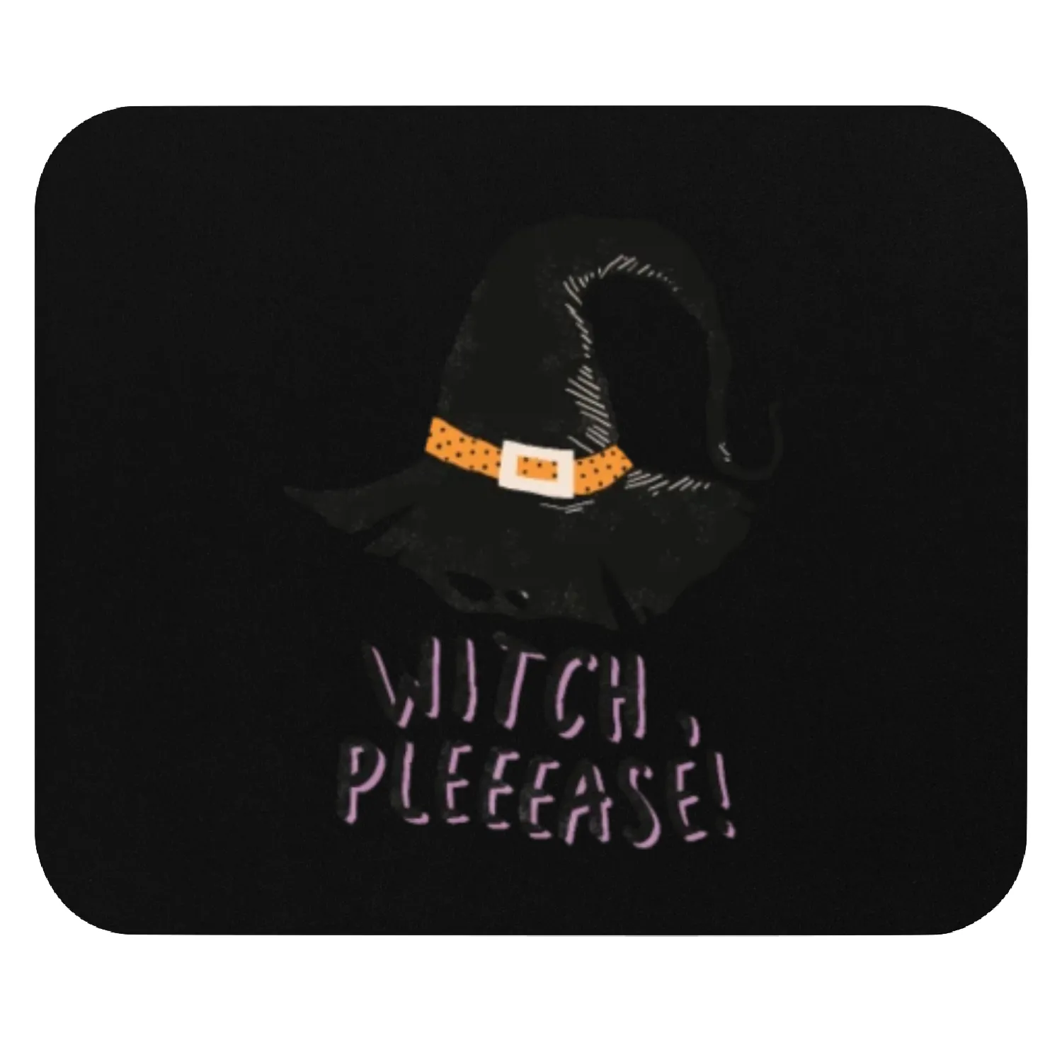 Fun Halloween Designs Witch Please Mouse Pads