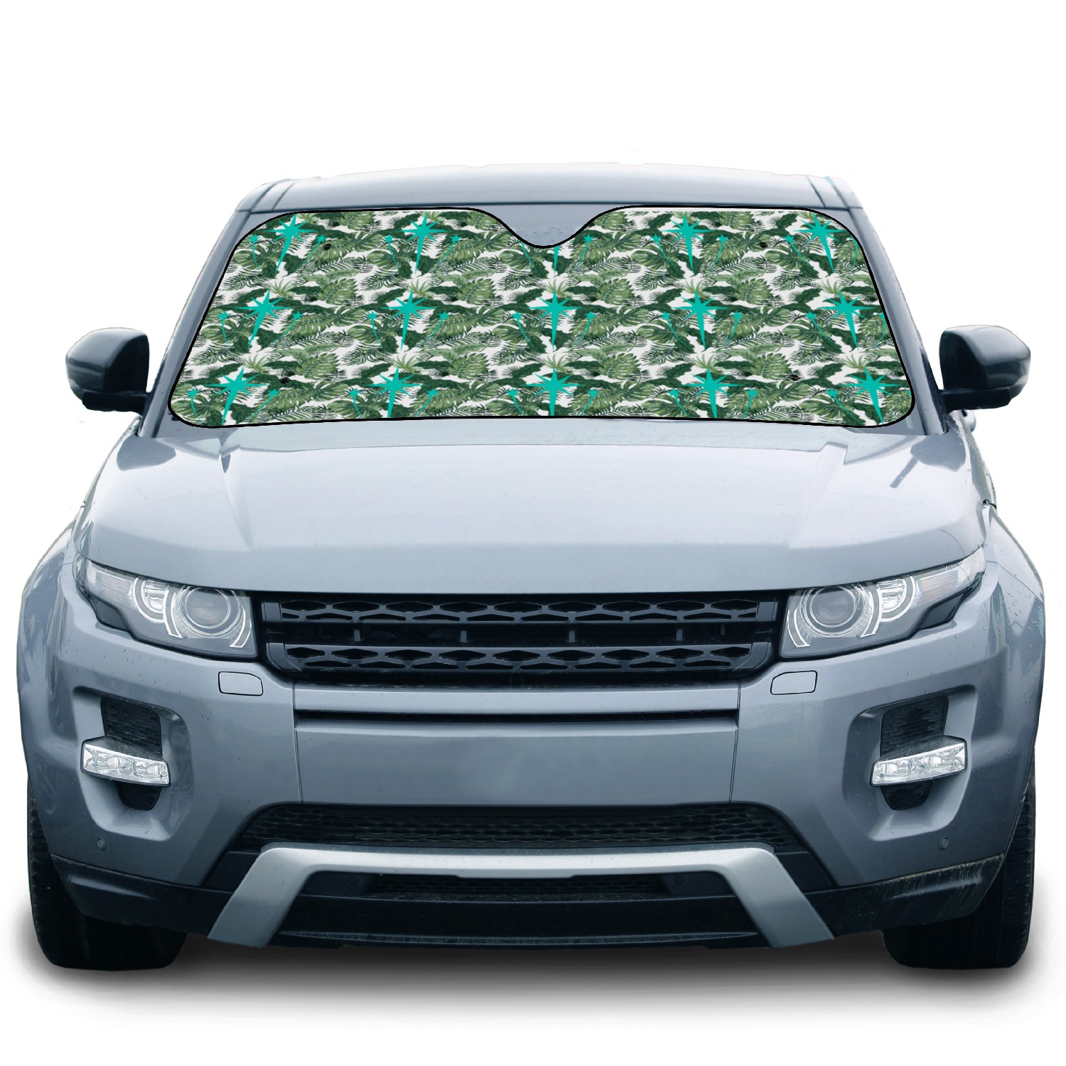 Shooting Star Green Car Sun Shades