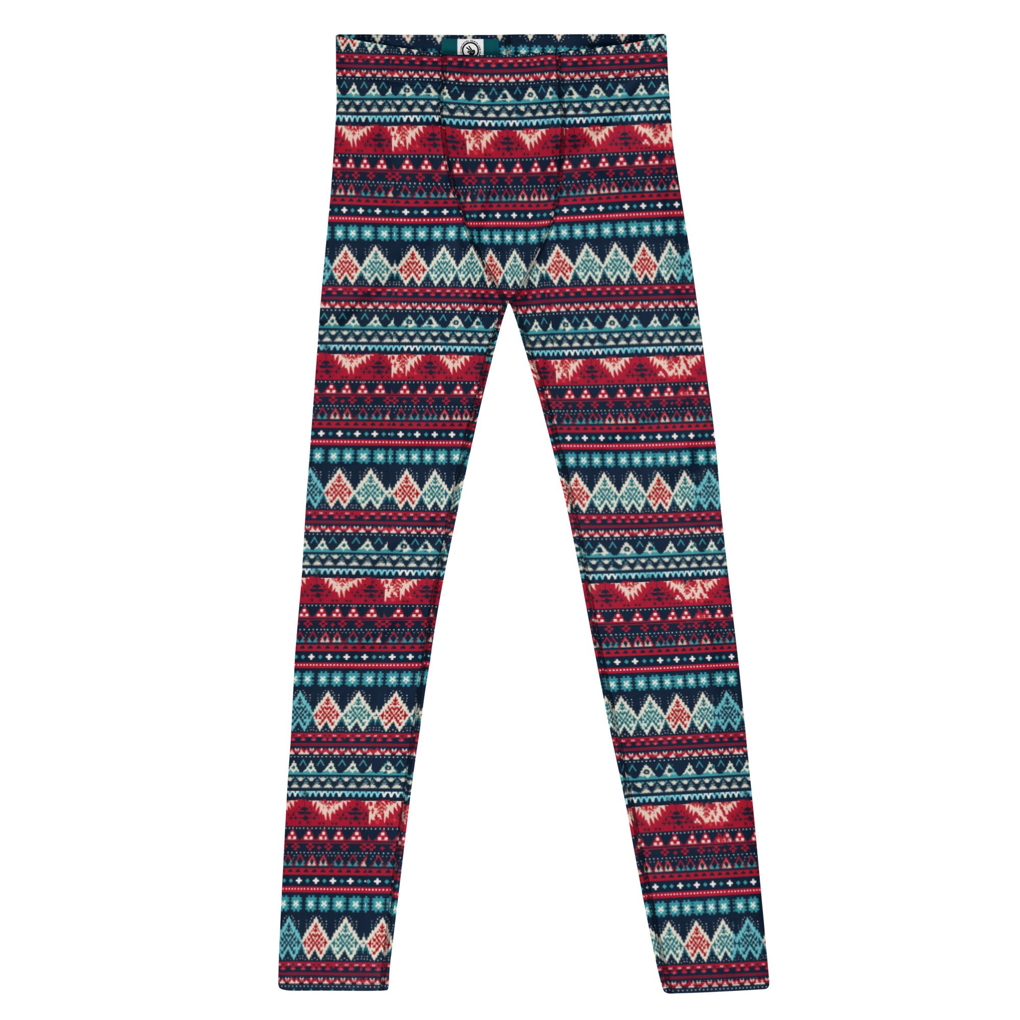 Men's Leggings, Ugly Christmas Holiday Men's Tights, Meggings, Men's Holiday Pants