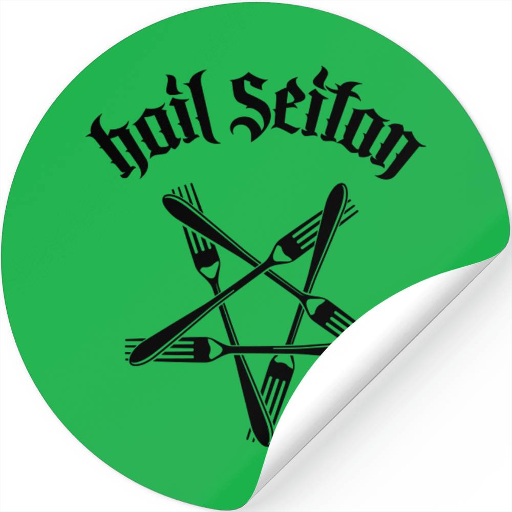 Hail Seitan (v1.2) Stickers
