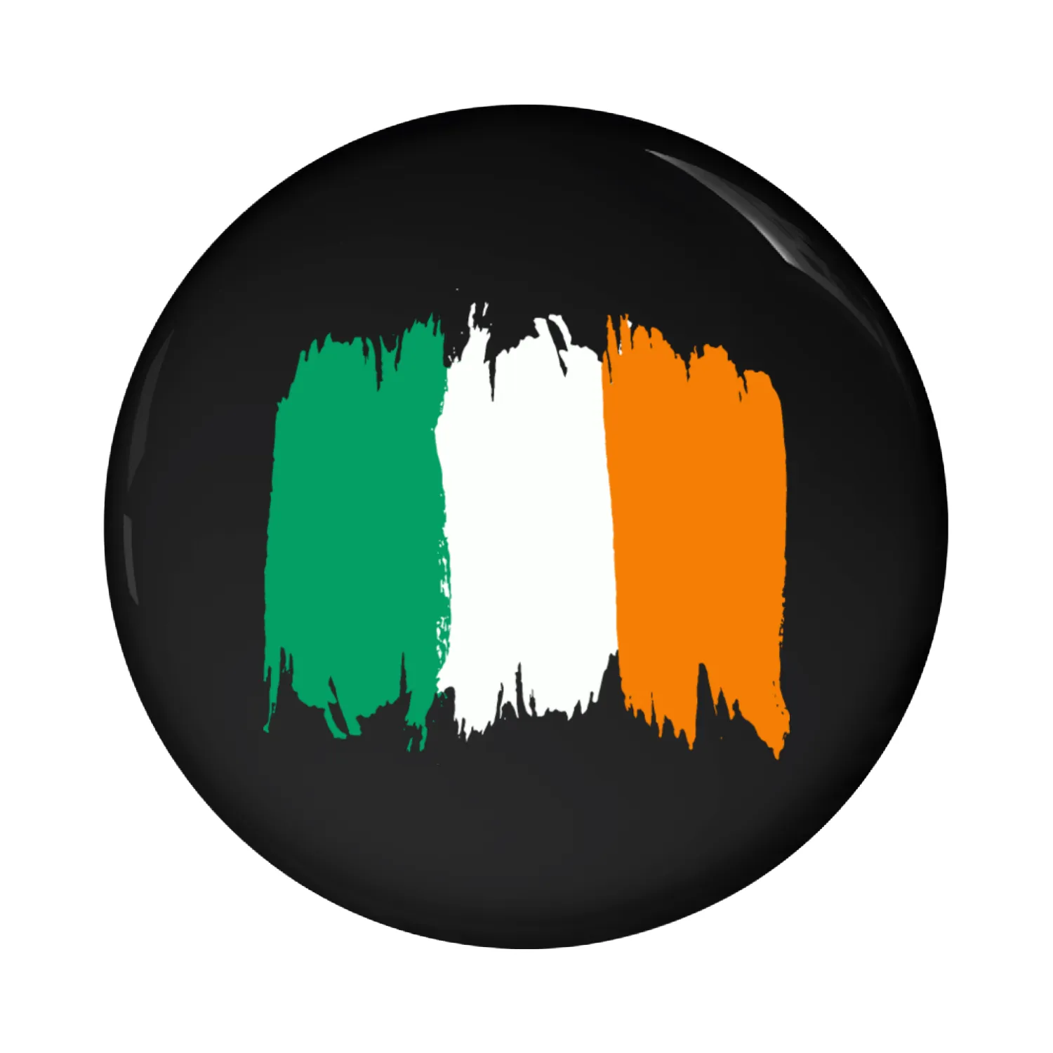 Irish Flag Pin Buttons