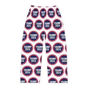 Trump 2024 Circle Logo Pajama Pants