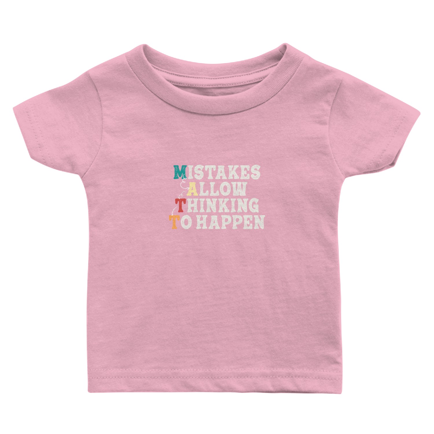 Mistakes Allow Thinking To Happen School Math Baby T Shirts