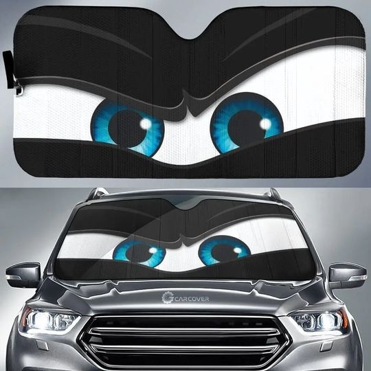 Sunshades Reflector Anti Uv Protector Evil Eyes Car Sunshade