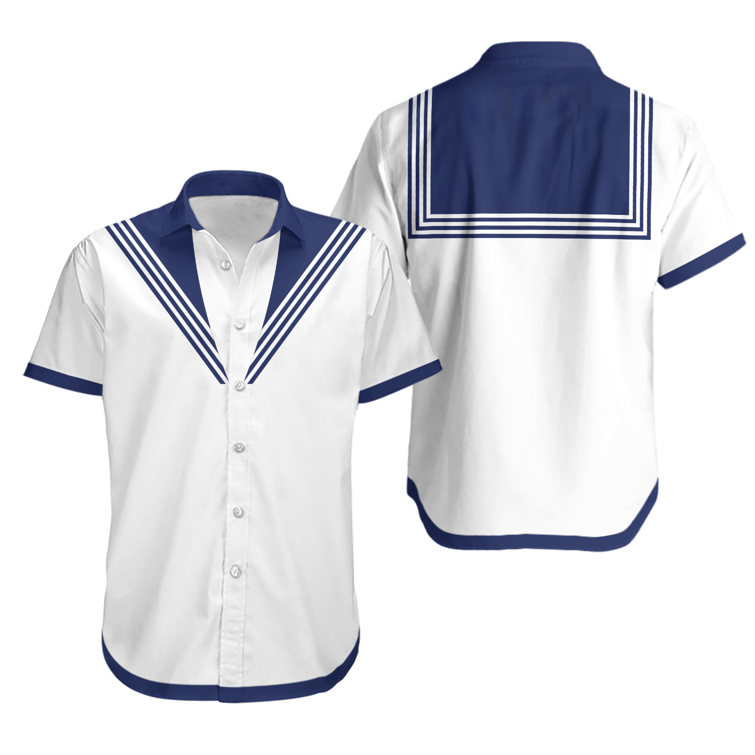 Royal Navy Sailor Uniform Hawaiian Shirt