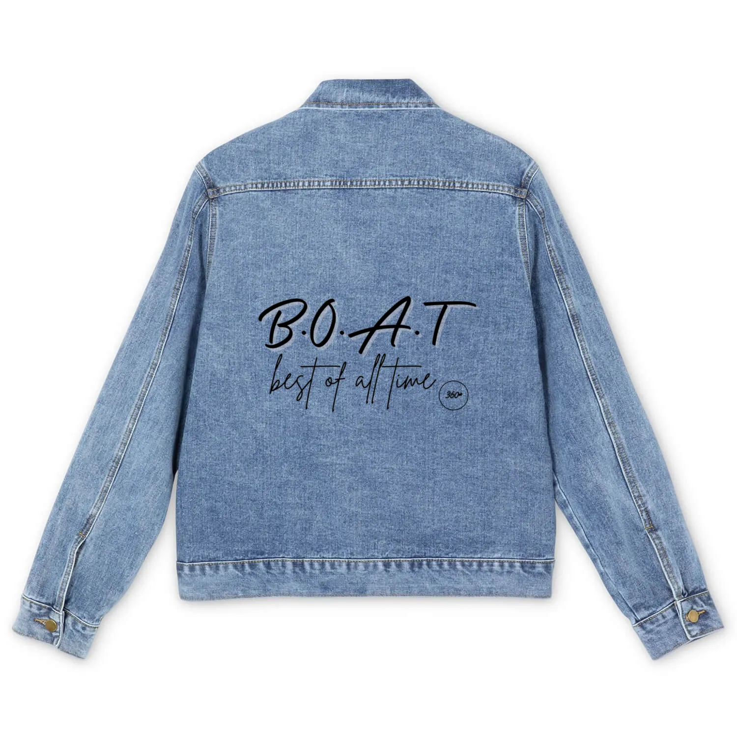 B.O.A.T "Best of all time" Men's Denim Jackets
