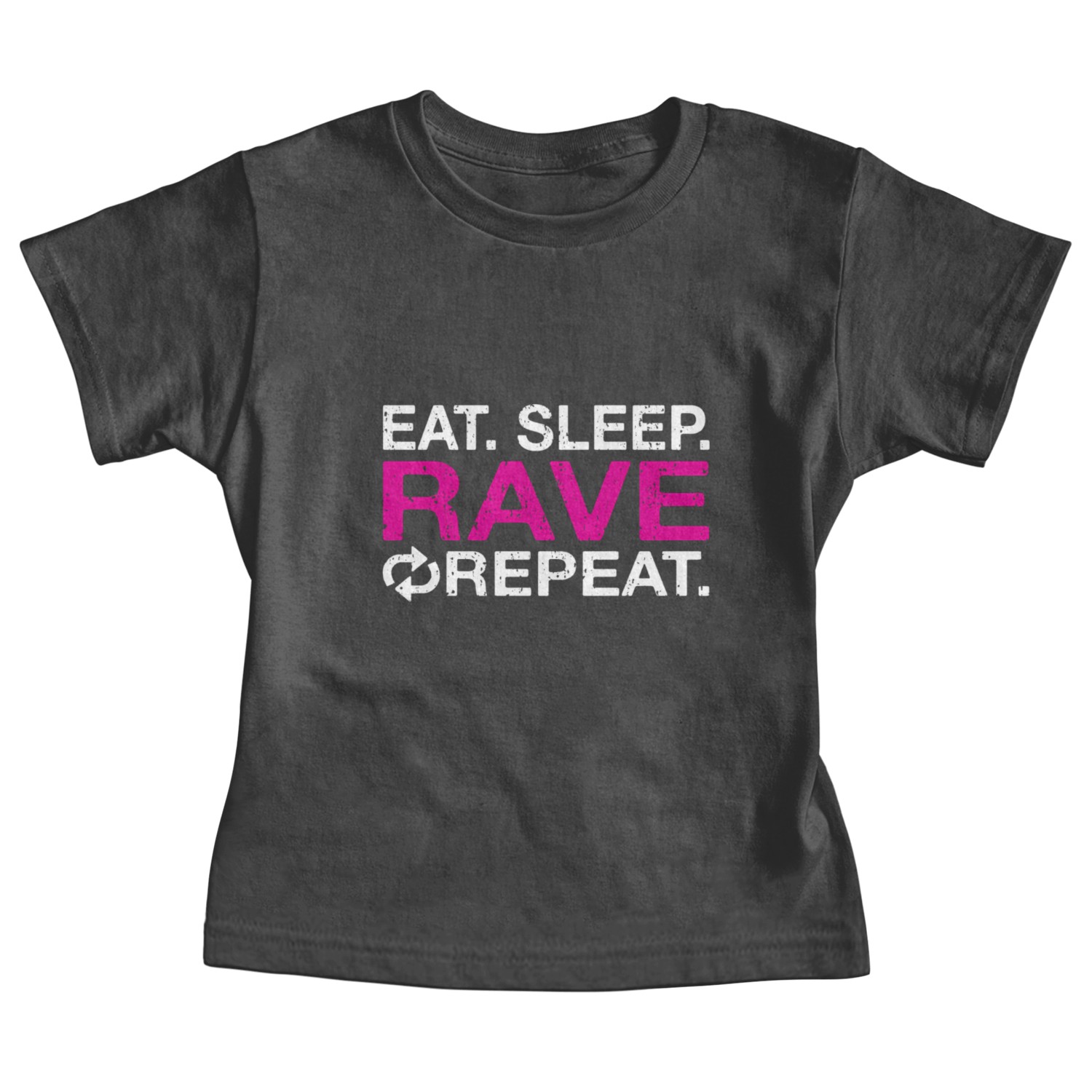 Eat Sleep Rave Repeat Baby Tees