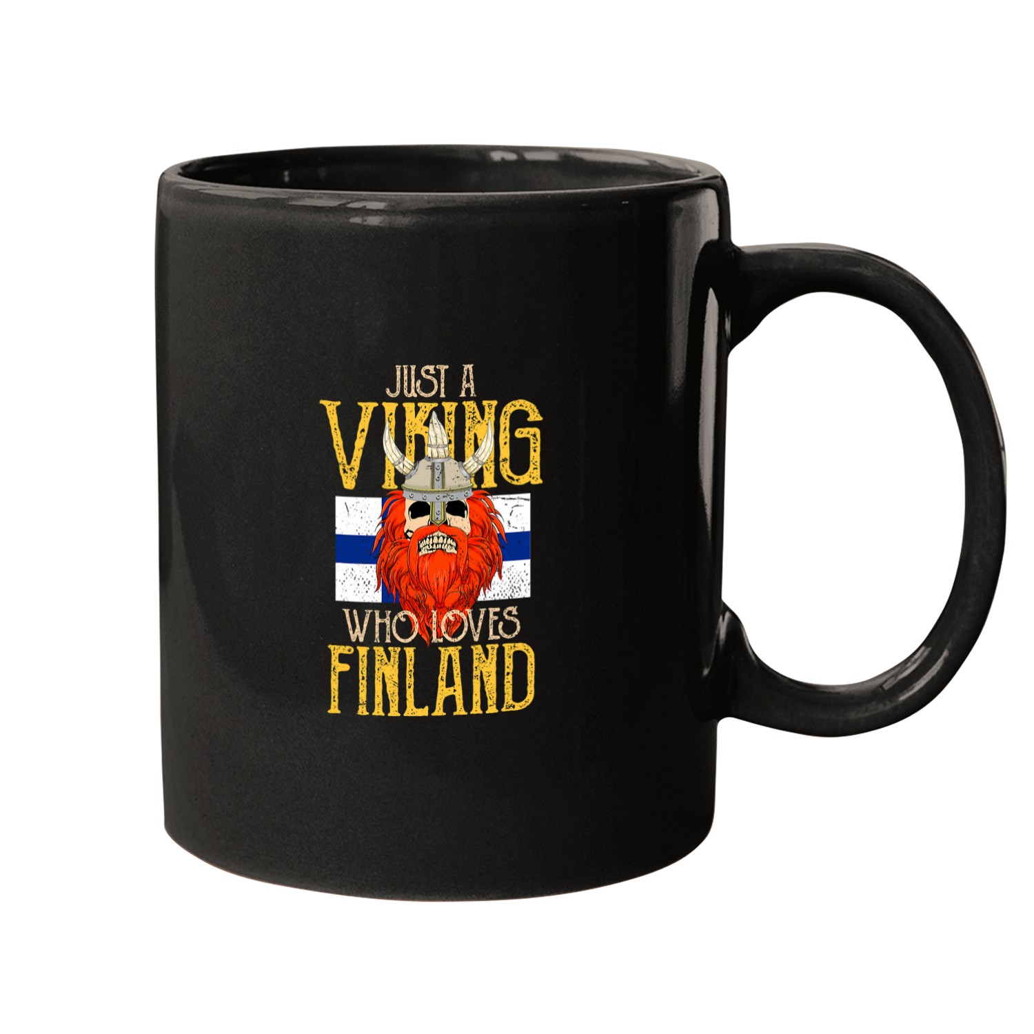 Finn Viking Finnish Sisu Just A Viking Who Loves Finland Mugs