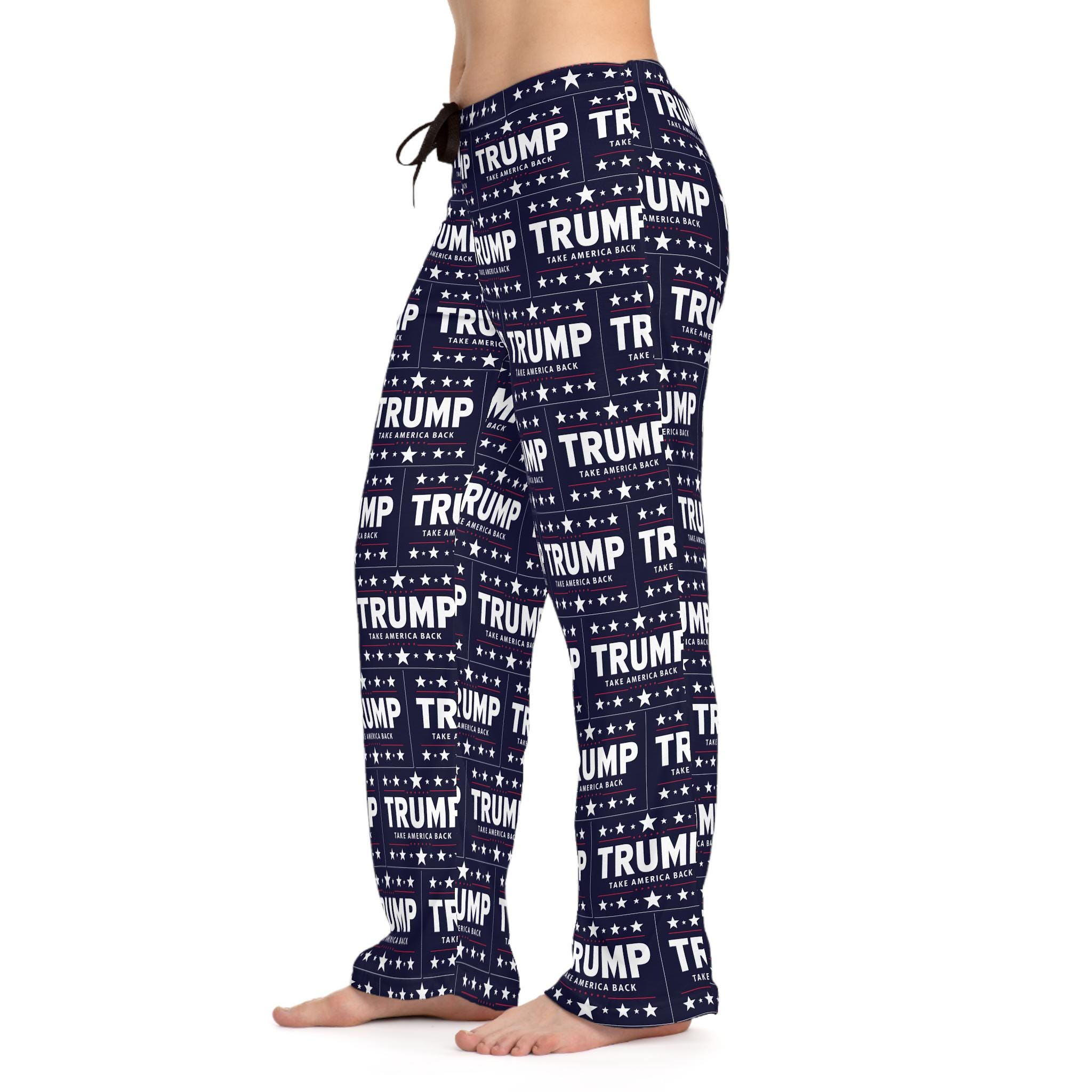 Cozy Trump Pajama Pants - Perfect for Relaxation, Sleepovers, Everyday Comfort, Gifts, Political Events