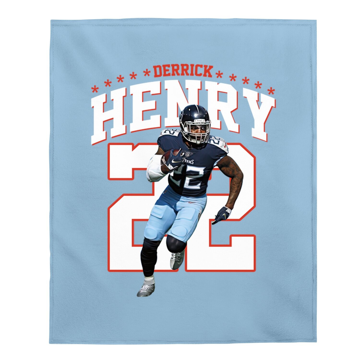 Derrick Henry 22 Tennesese Titan Baby Blanket