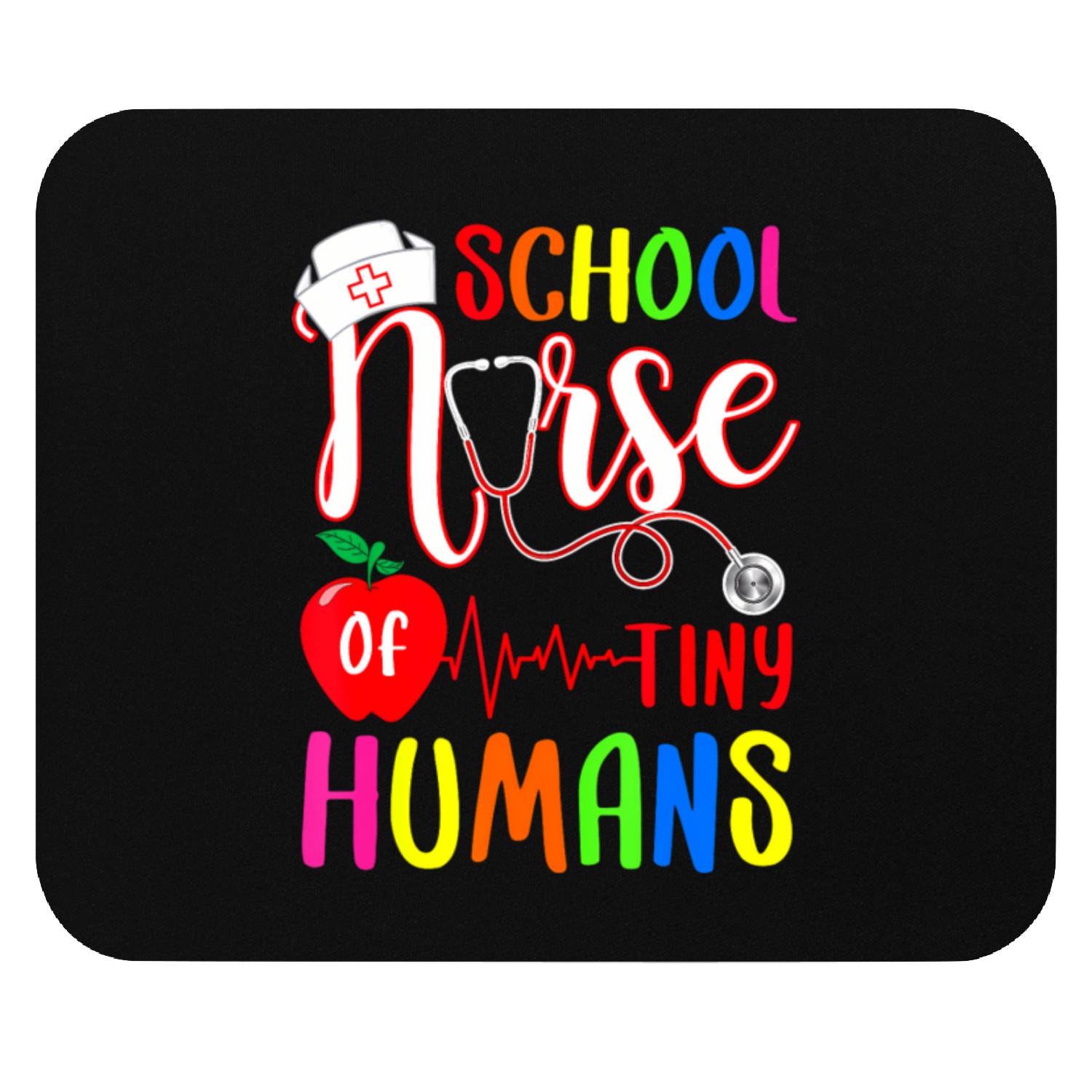 School Nurse Of Tiny Humans Nurse Back To School Mouse Pads