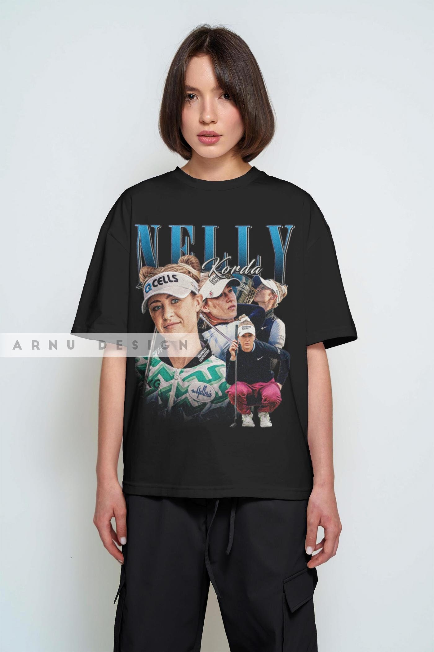 Nelly korda shirt american professional golfer retro vintage shirt golf design bestseller 90s retro vintage