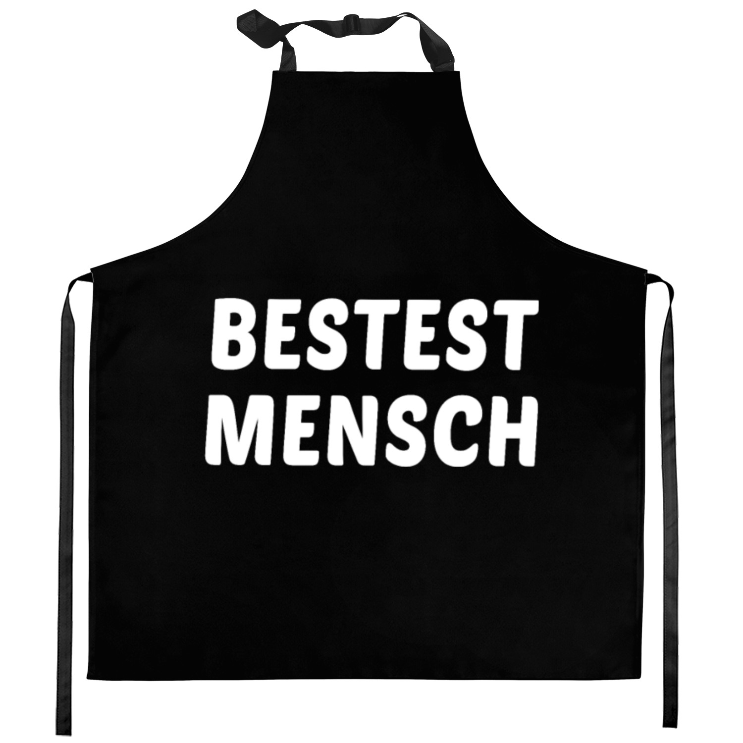 Bestest Mensch - Unisex Best Man Kitchen Aprons, Deep Track