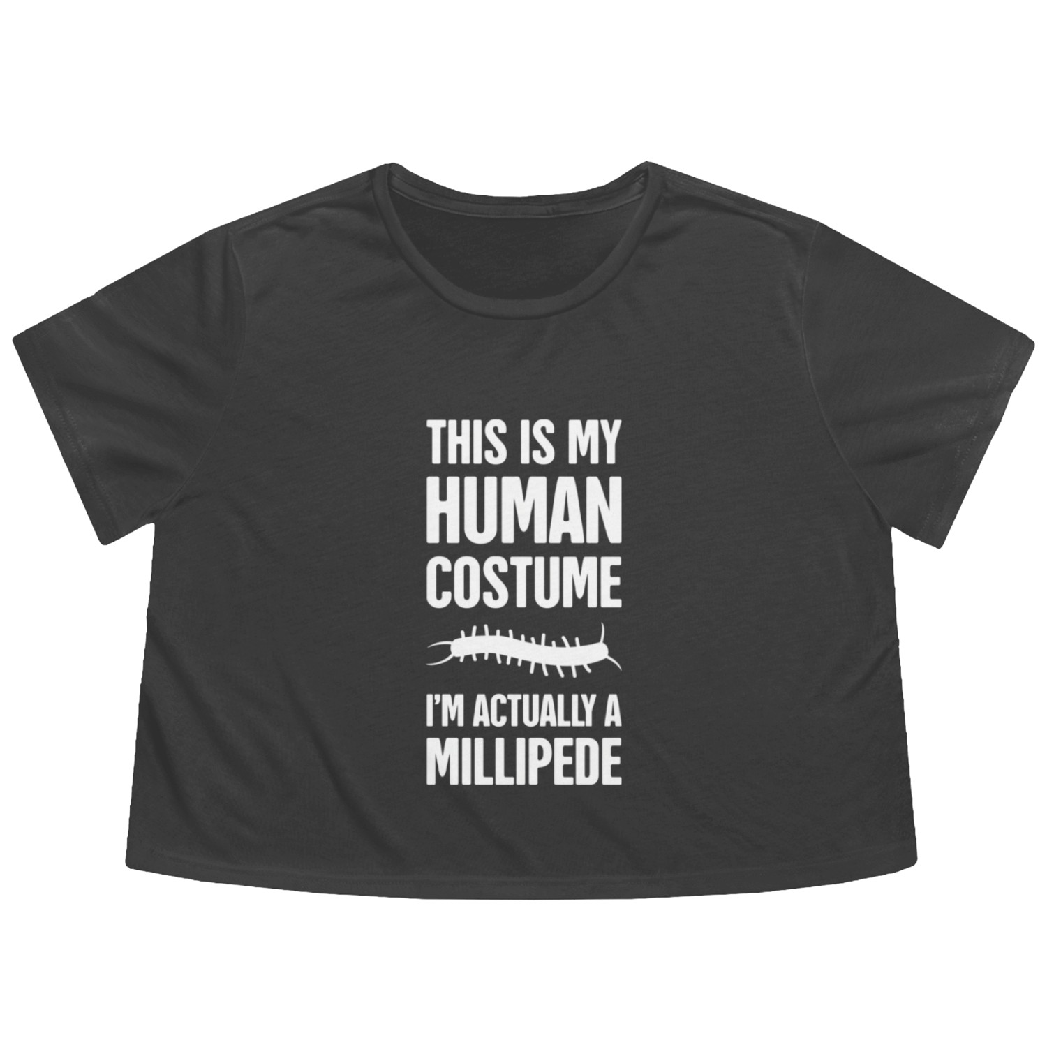 Pet Millipede Owner Millipede Flowy Cropped Tees