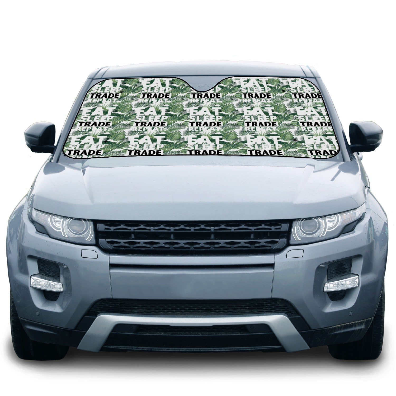 Eat, Sleep, Trade, Repeat! Car Sun Shades