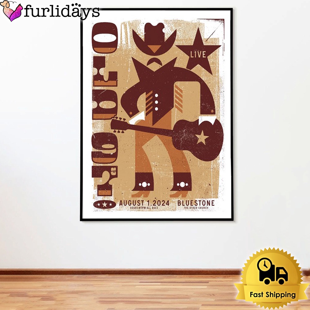 Old 97’s August 1 2024 Live In Concert At The Bluestone In Columbus OH Poster Canvas