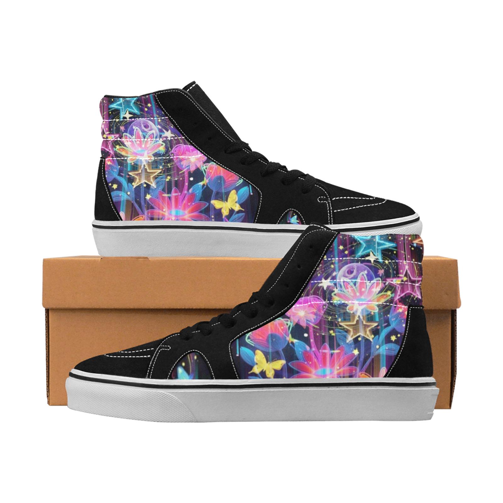 Fabric High Top Shoes Sneakers for Men and Women