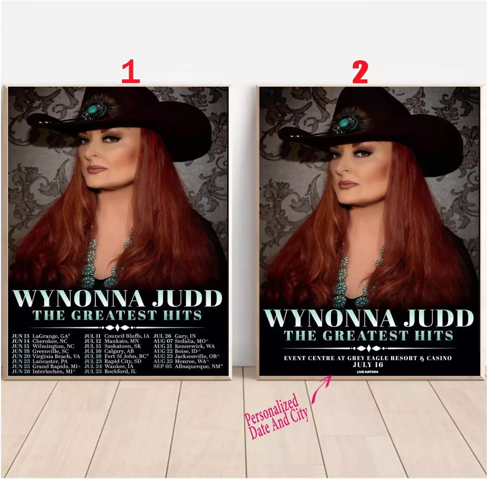 Custom Wynonna Judd The Greatest Hits Tour 2025 Poster